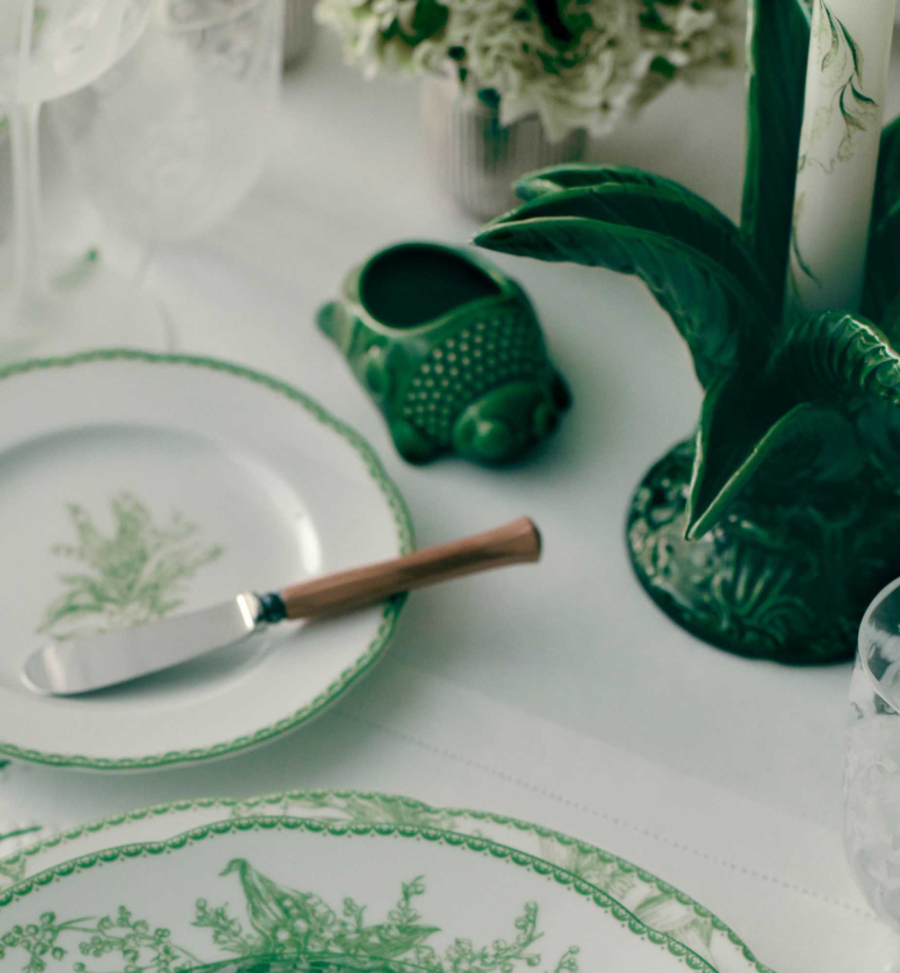 超小号瓢虫造型烛台 Dior Maison x Jean Roger，绿色 E12