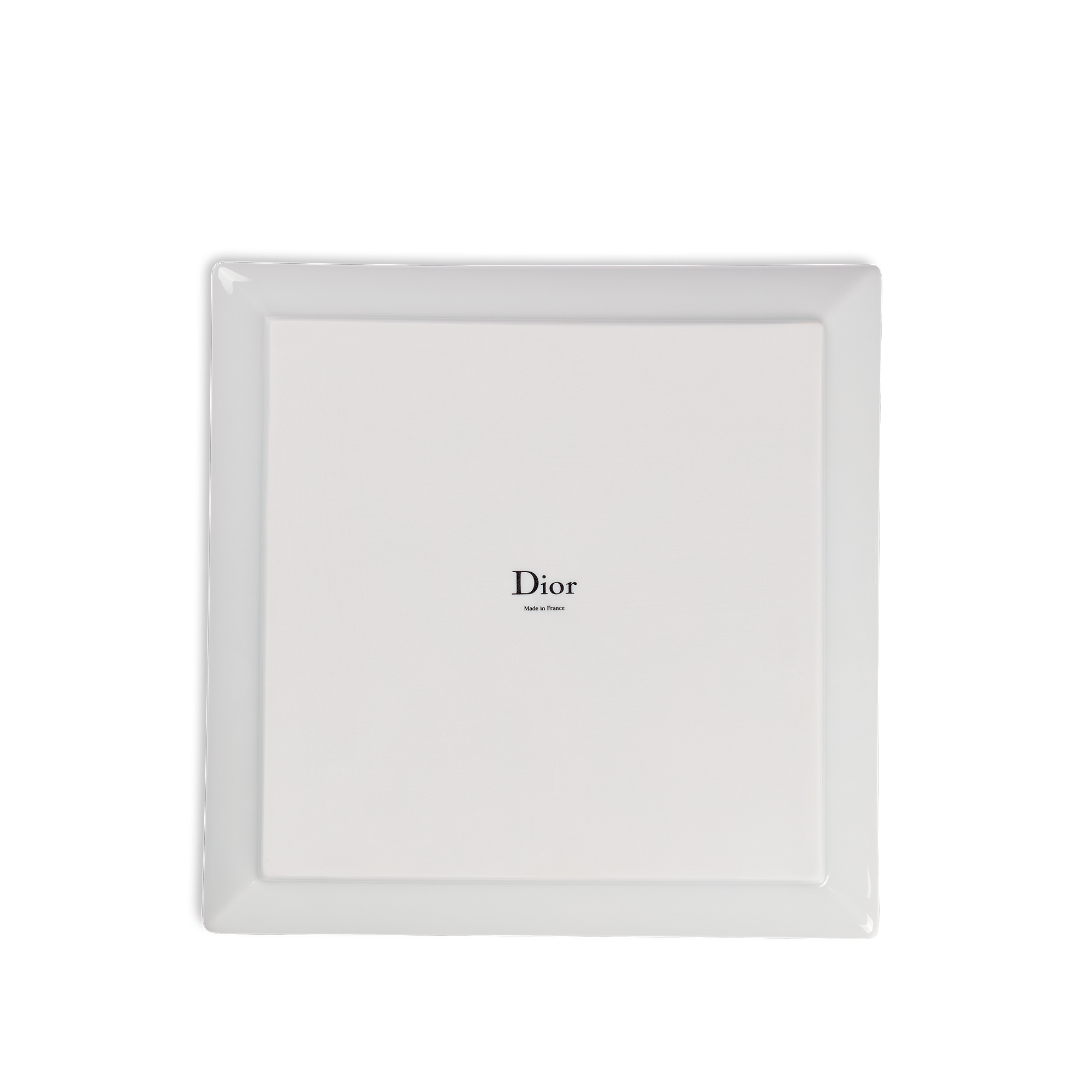 装饰托盘 白色瓷质金色调 Dioresque Stella 图案 E08