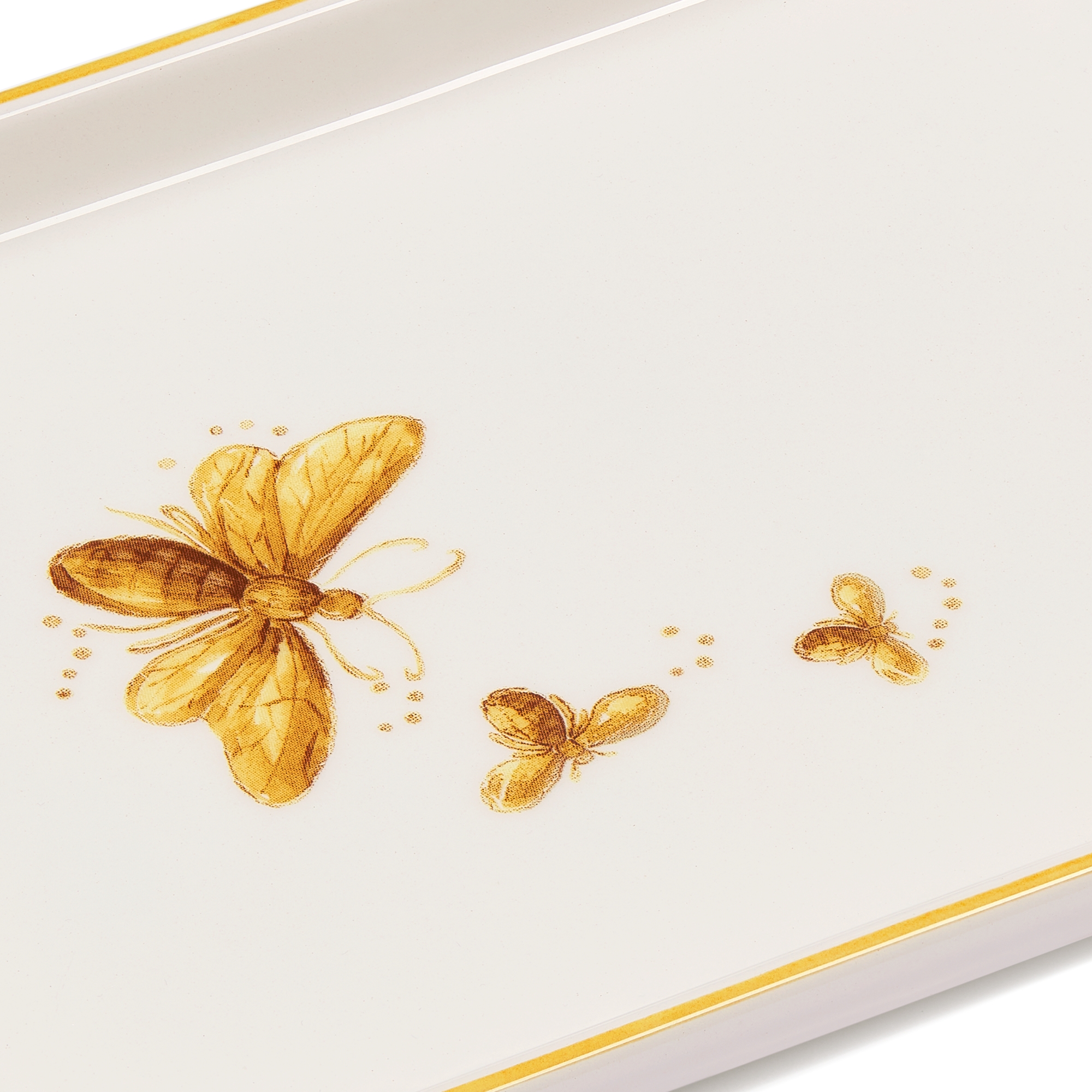 装饰托盘 陶瓷小蜜蜂图案 E09