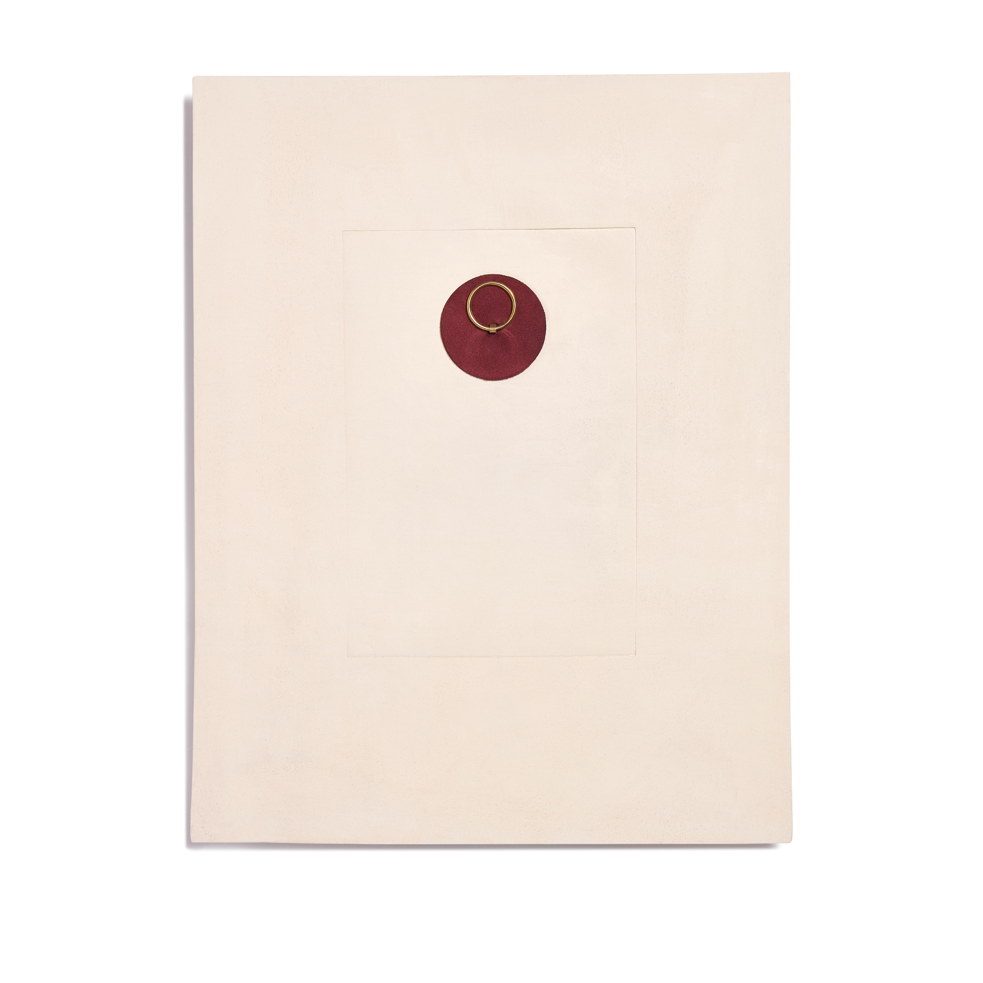 限量版装饰艺术品 米色陶瓷浅浮雕感飞鸟图案 E08