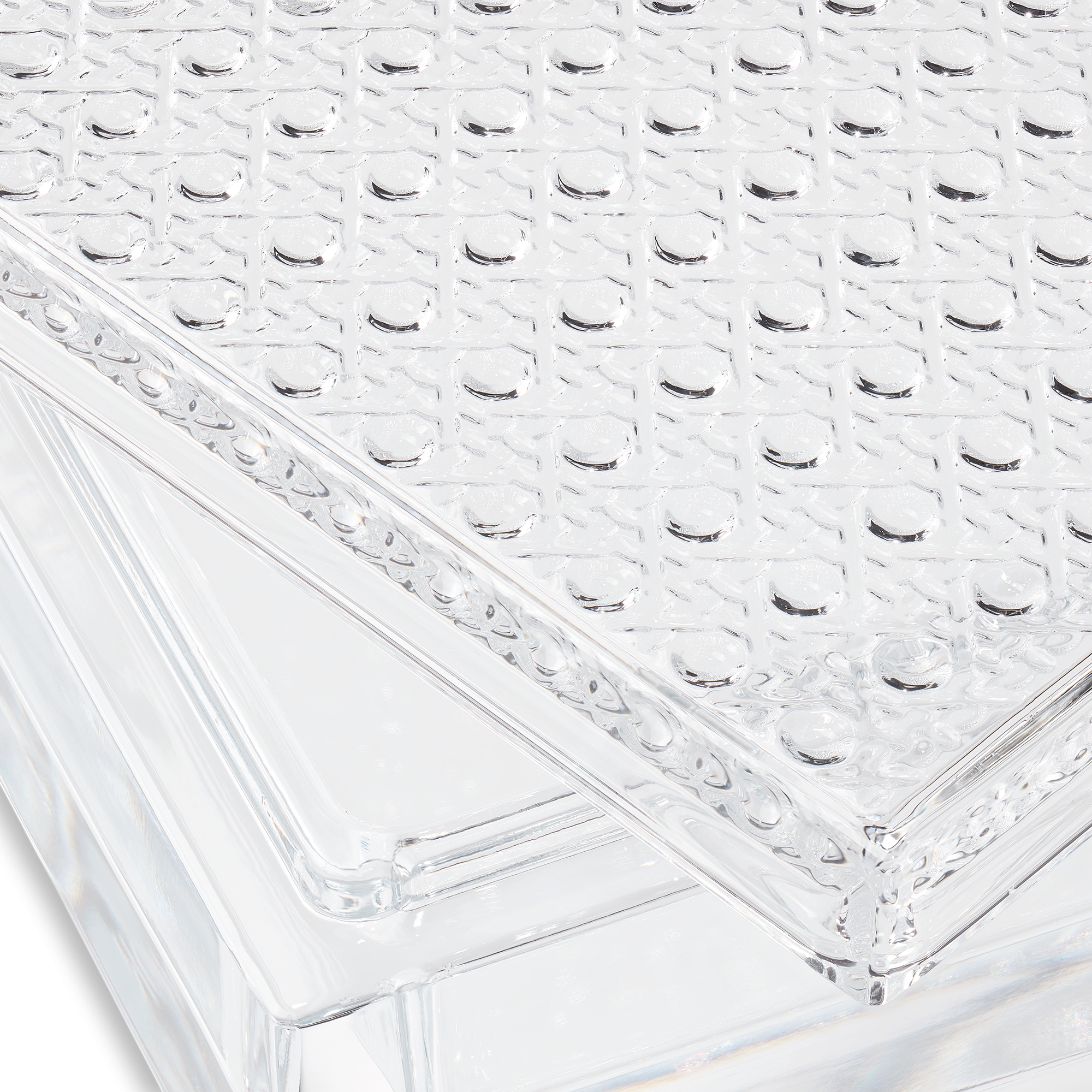 装饰盒 晶体搭配藤格纹图案 E09