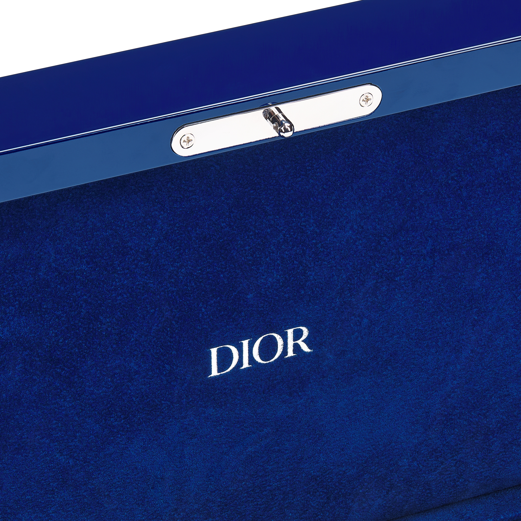 八件式腕表保护壳 涂漆木头、天鹅绒和纸编绿色 CD Entrelacés 图案 E09