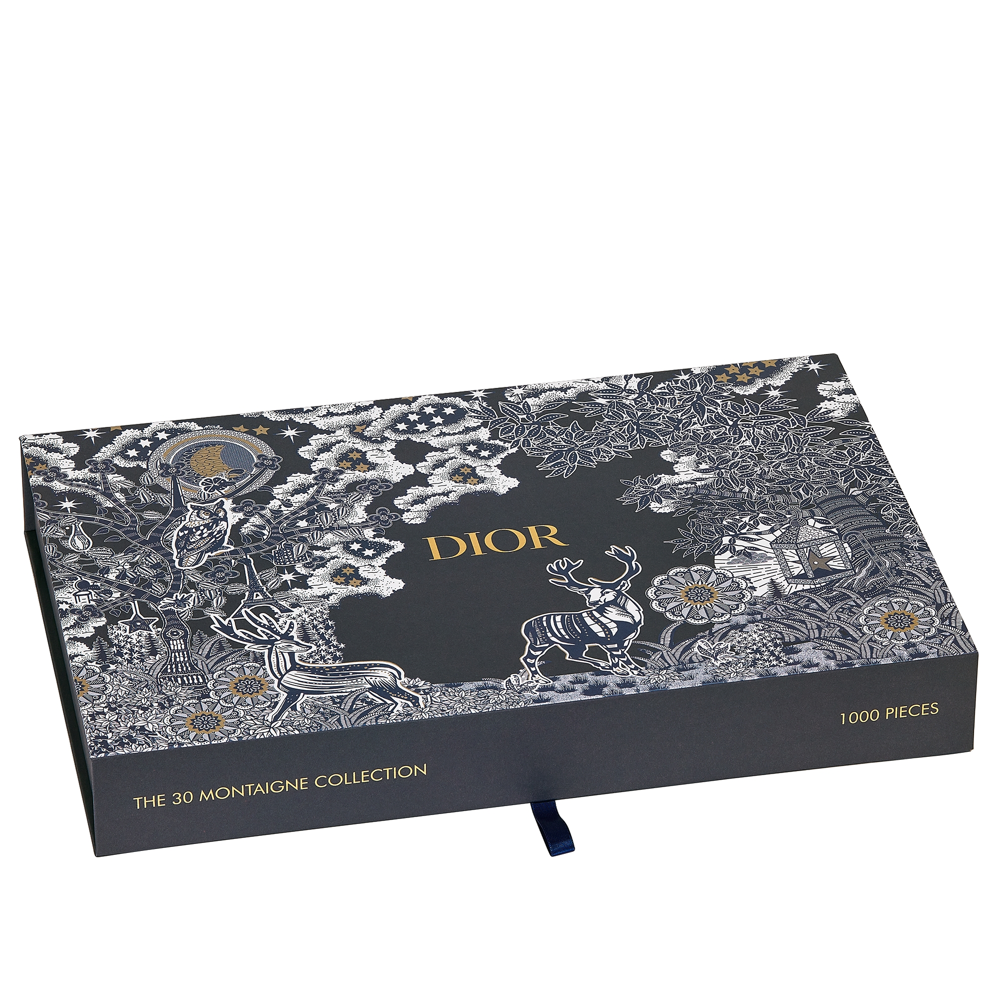 拼图（1,000 块） 30 Montaigne 和蓝色小鹿图案 E13