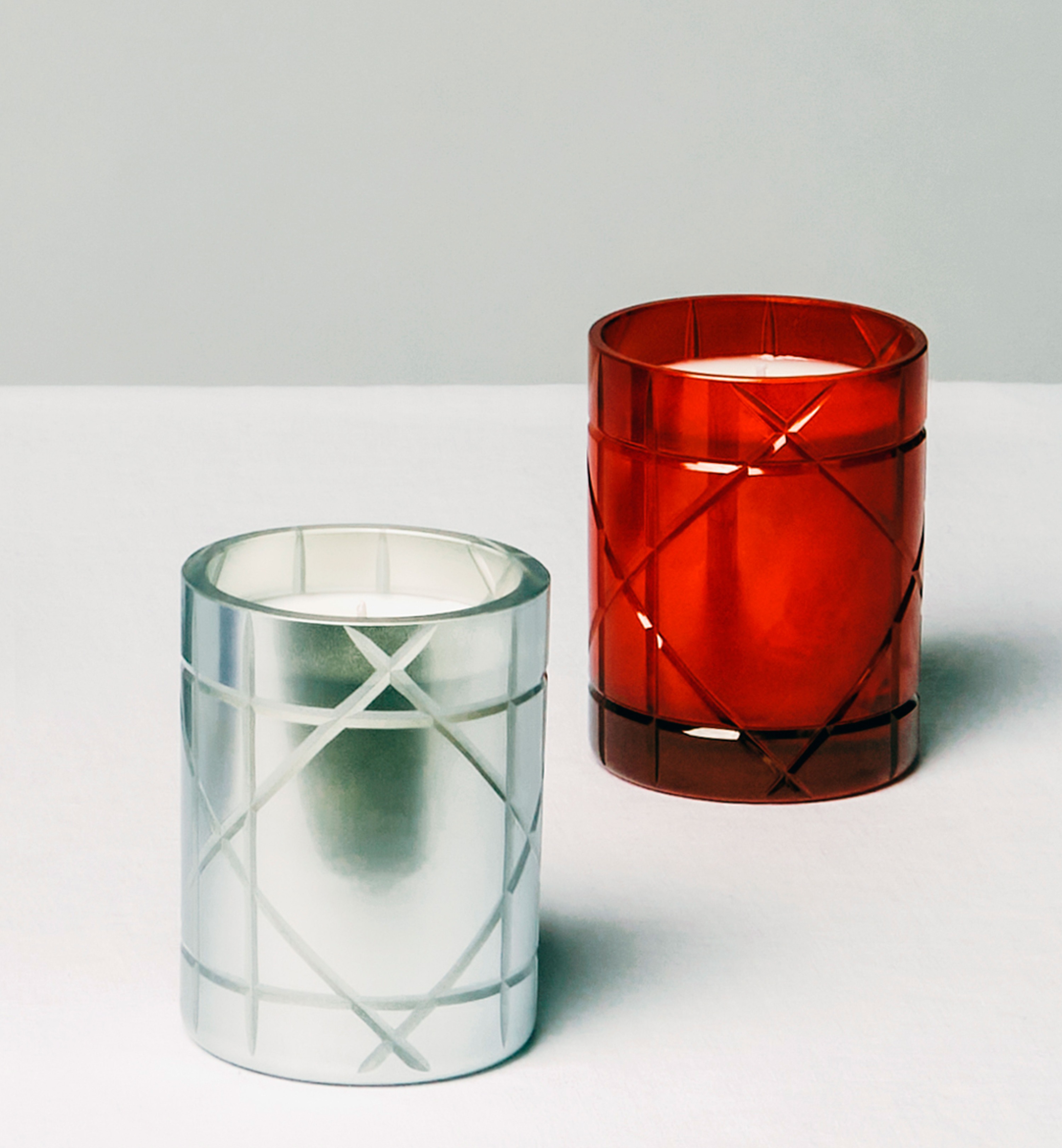 Muguet Encens 香氛蜡烛 银色调藤格纹 E13