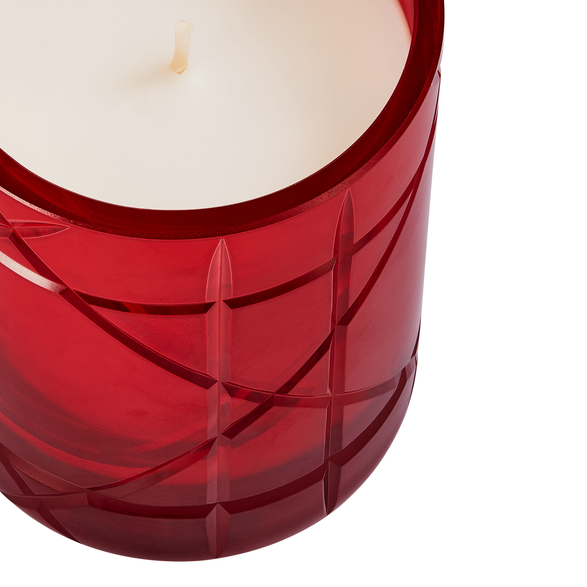 Secret Garden 香氛蜡烛 红色藤格纹 E09