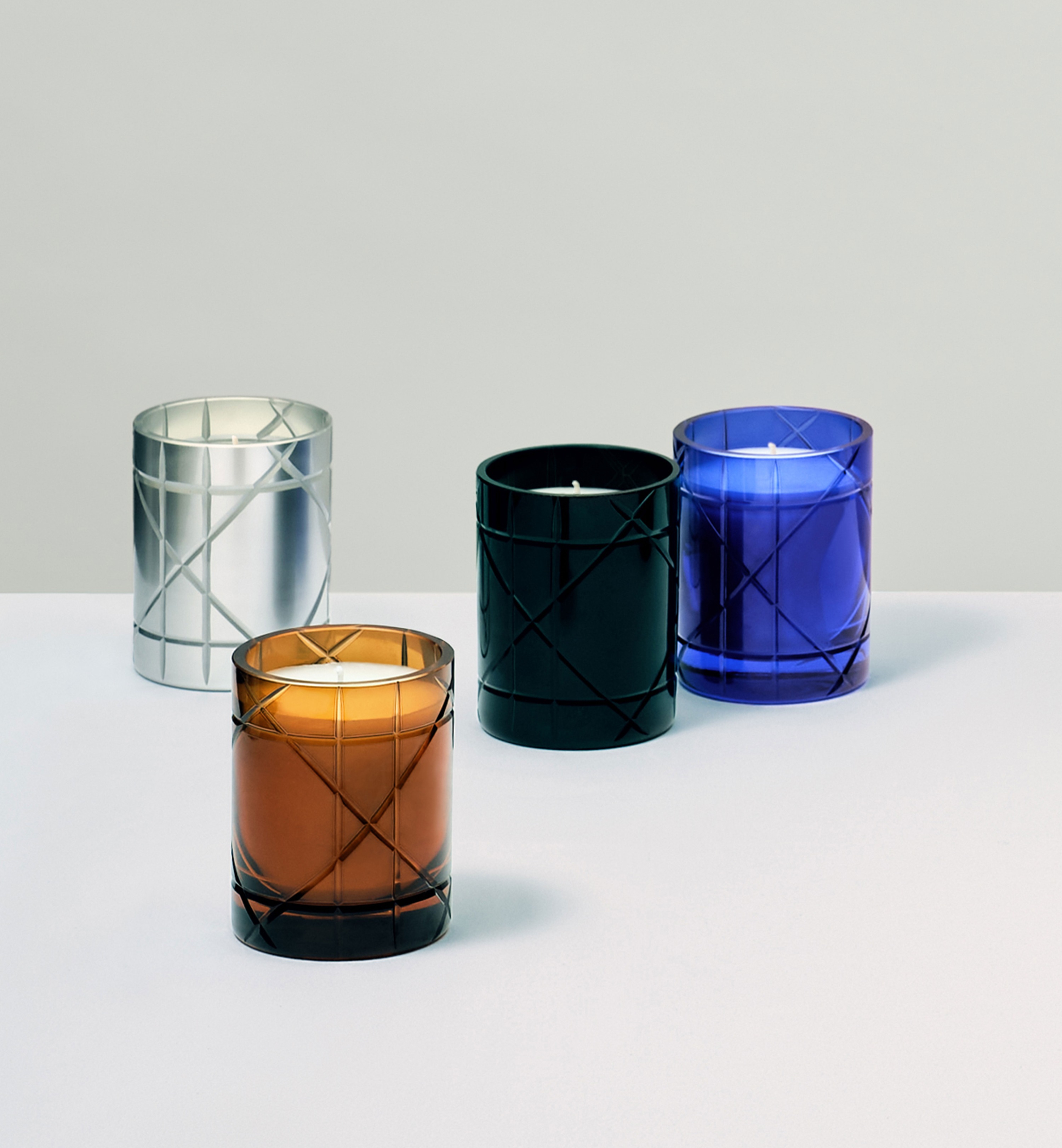 Feuille de Figuier 香氛蜡烛 蓝色藤格纹 E12