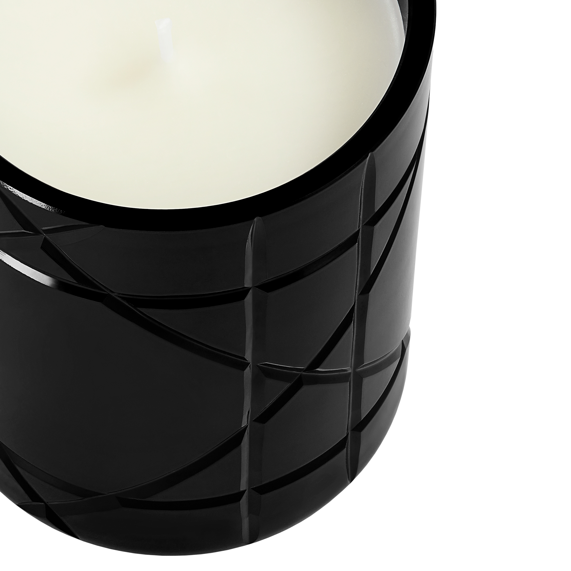 Résines Boisées 香氛蜡烛 黑色藤格纹 E09