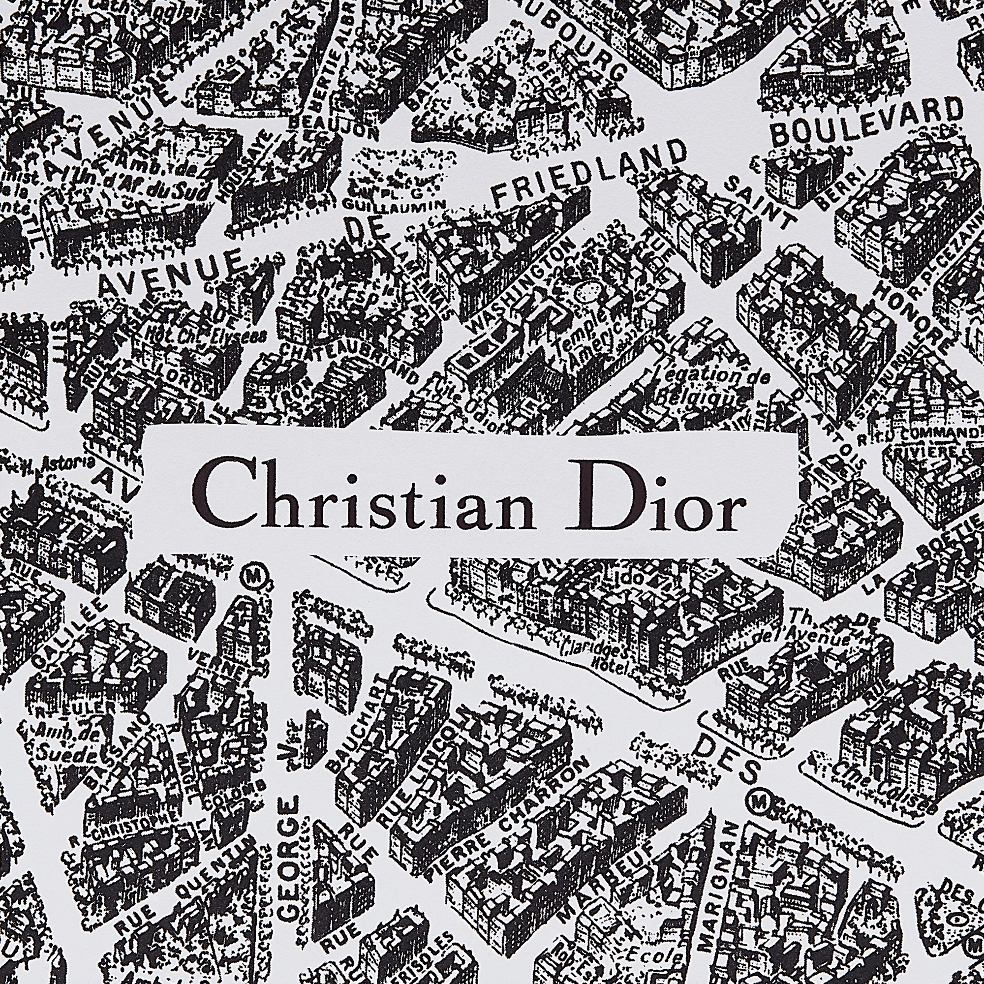 迷你香氛蜡烛两件套装：Baies de Rose Bergamote 和 Orange Mandarine 香氛 黑色和白色 Plan de Paris 图案 E09