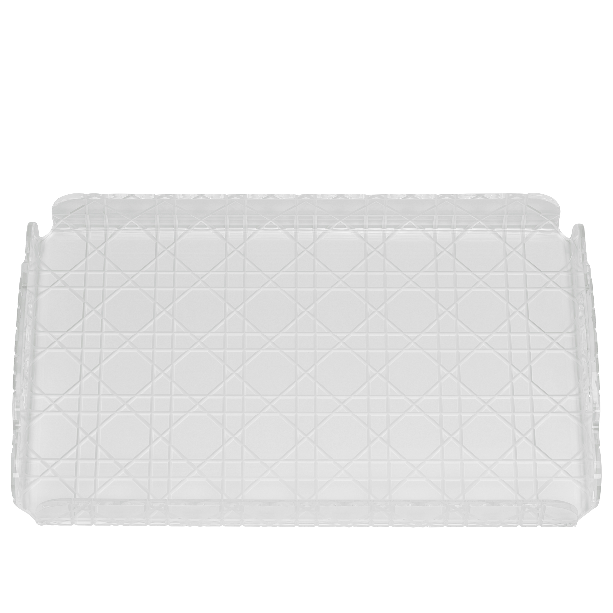 小号托盘 透明效果藤格纹 E06