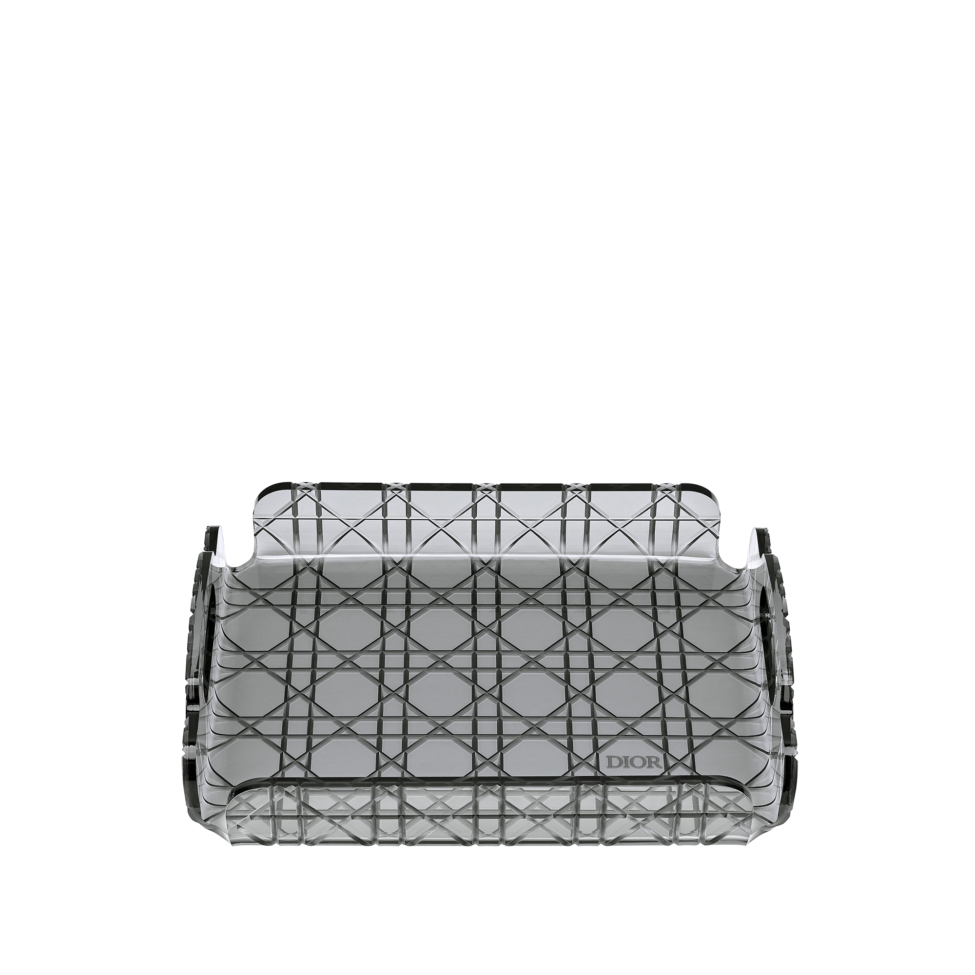 迷你托盘 煤灰色藤格纹 E06