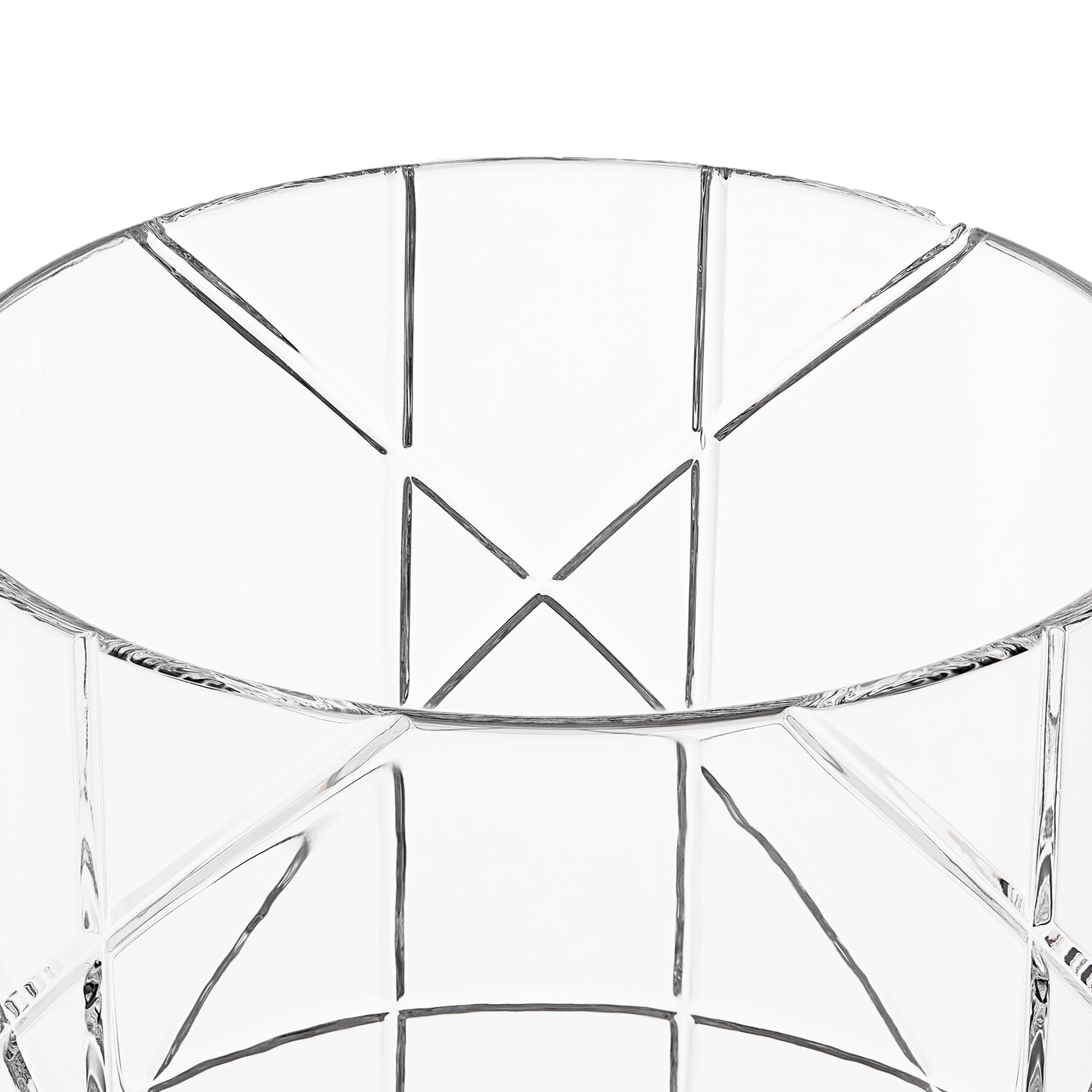 大号花瓶 透明效果藤格纹 E10