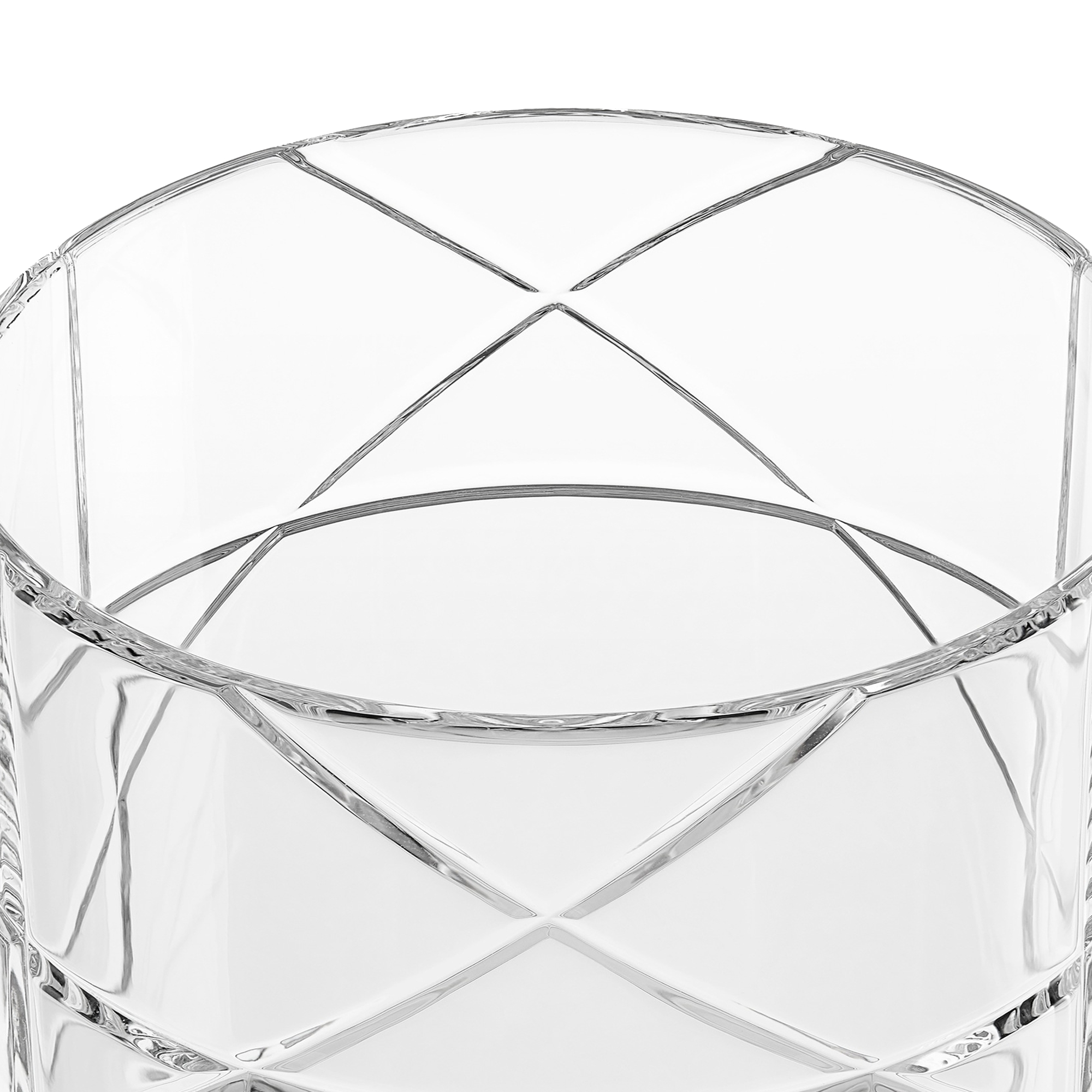 小号花瓶 透明效果藤格纹 E10