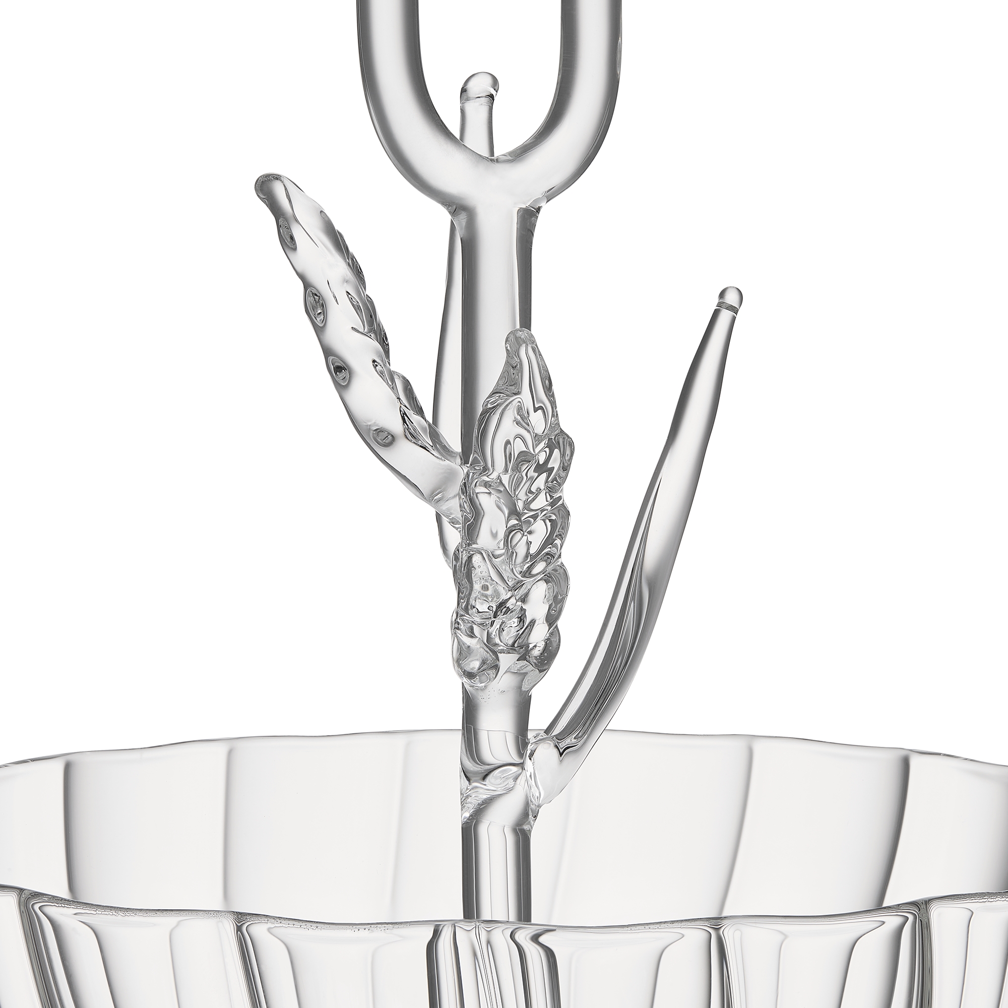 装饰碟 Dior Maison 与 Sam Baron 联名，透明效果手工吹制玻璃 E10