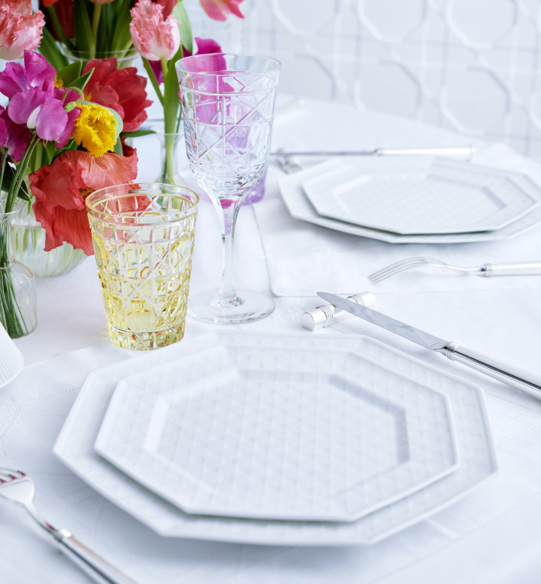 餐盘 白色 Miss Dior Cannage 系列 E12