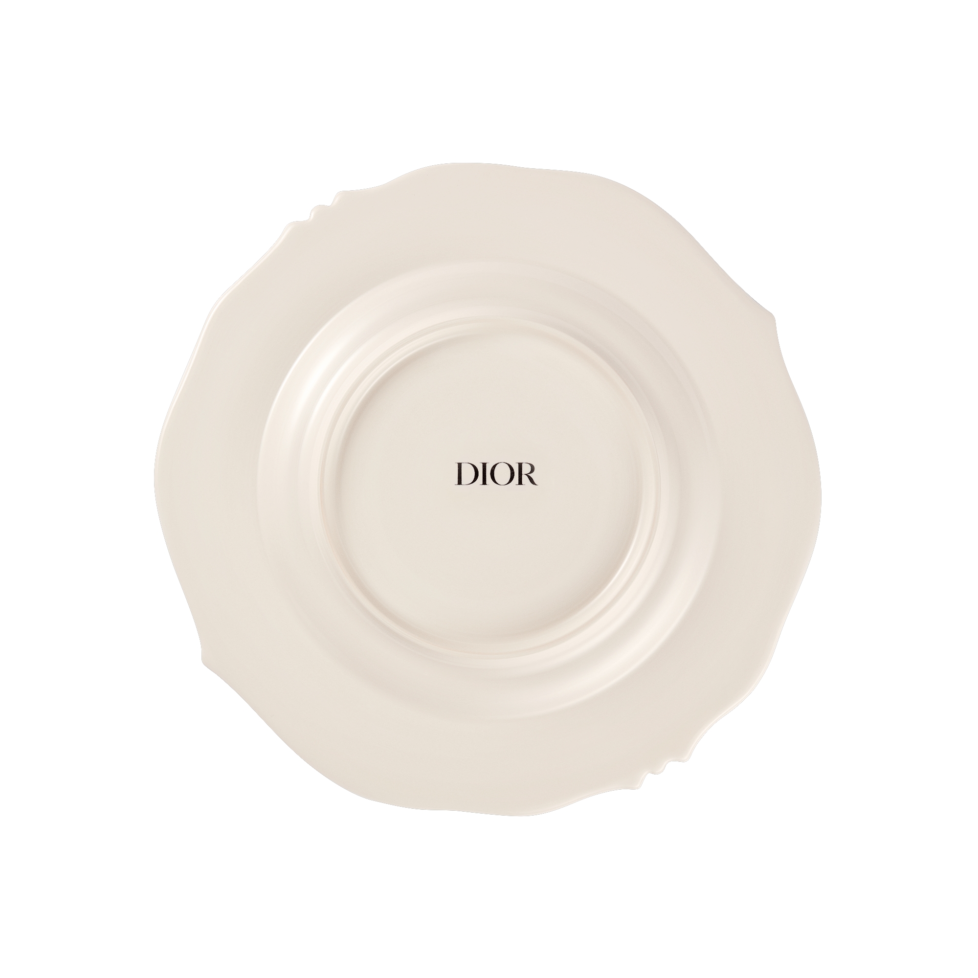 甜品碟 象牙色 Lily Dior 图案 E08