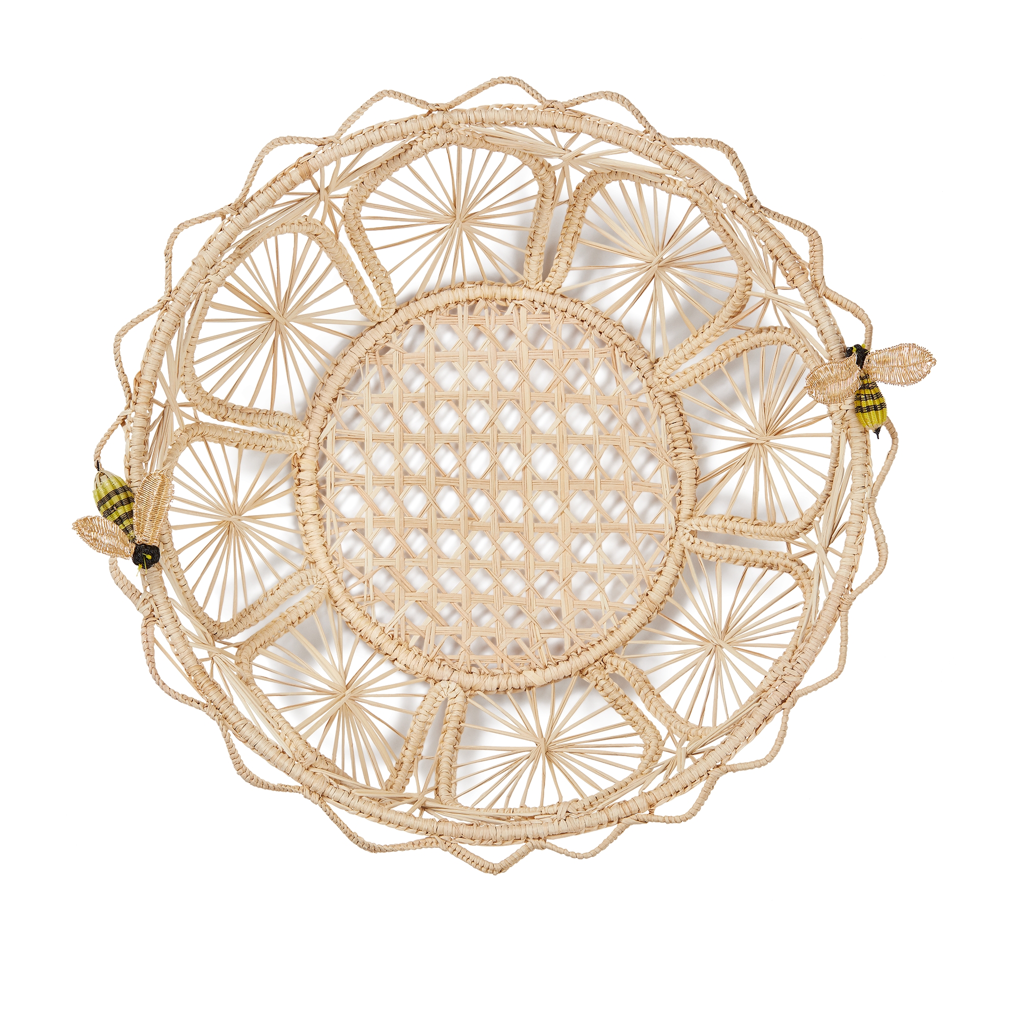 篮子 米色小蜜蜂标识 E06