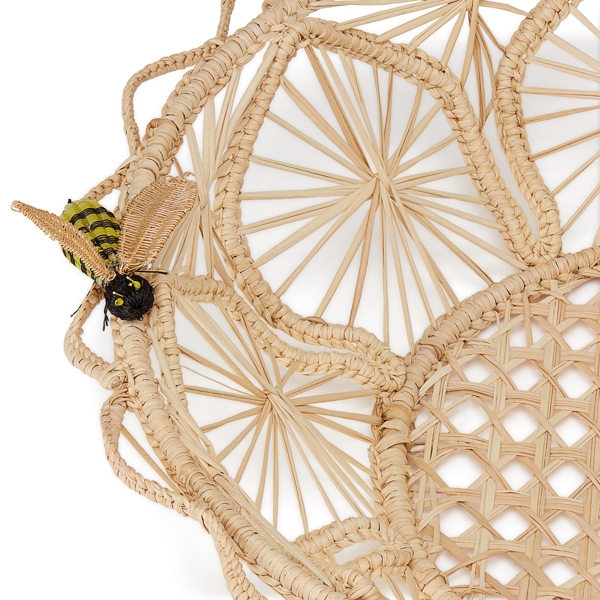 篮子 米色小蜜蜂标识 E09