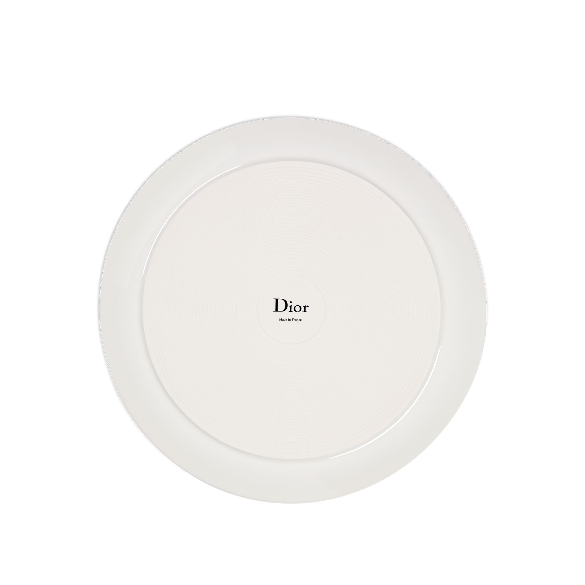 甜品碟 白色瓷质金色调 Dioresque Butterfly 图案 E08