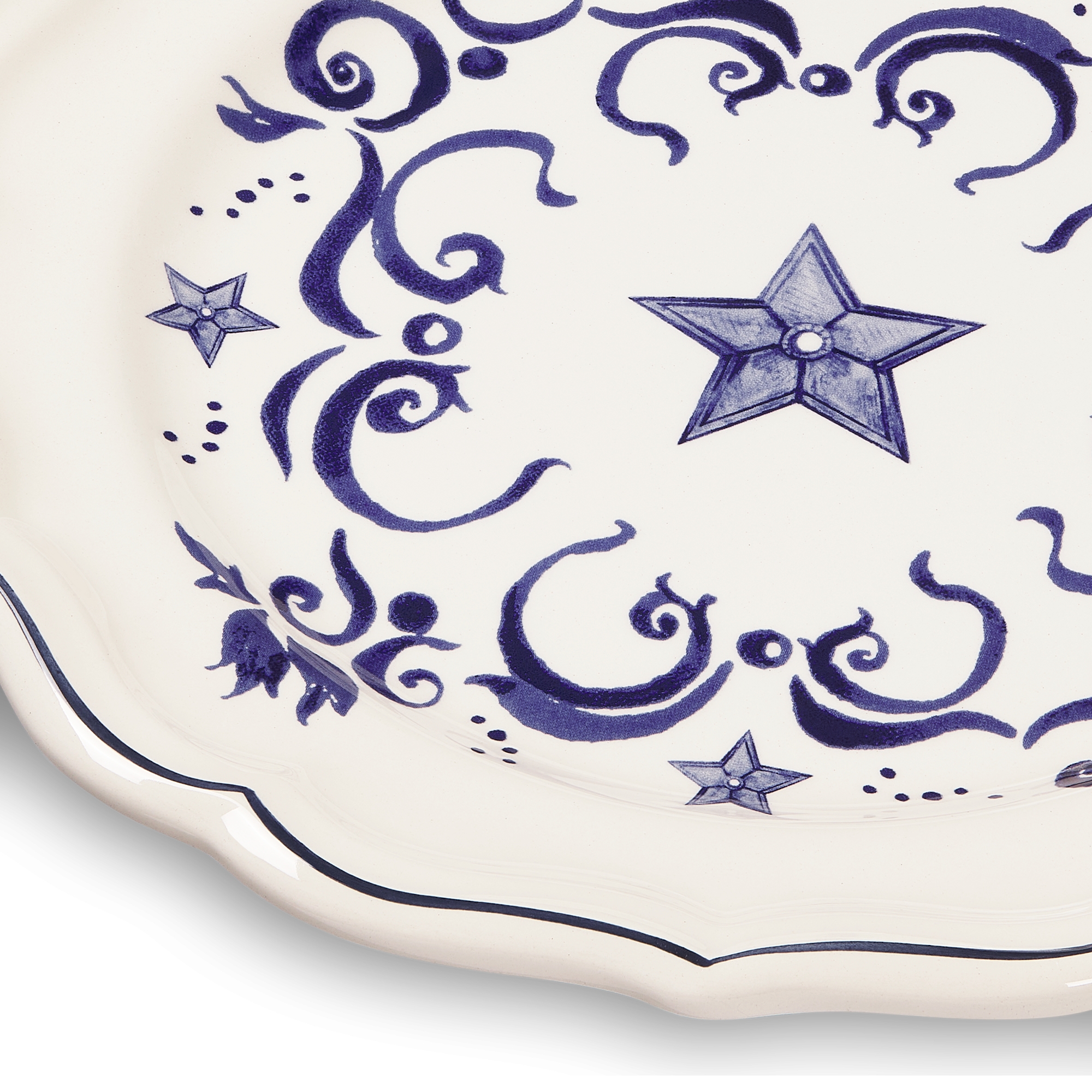 甜品碟 陶瓷星星图案 E09