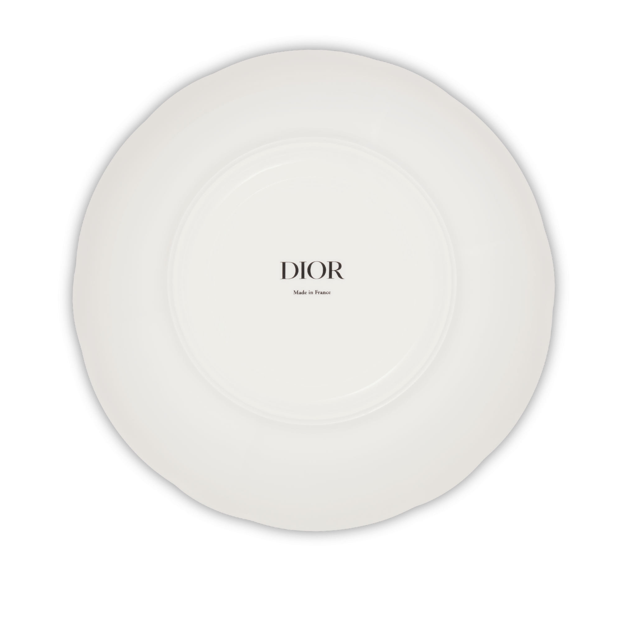 意面盘 酒红色茹伊印花 E08