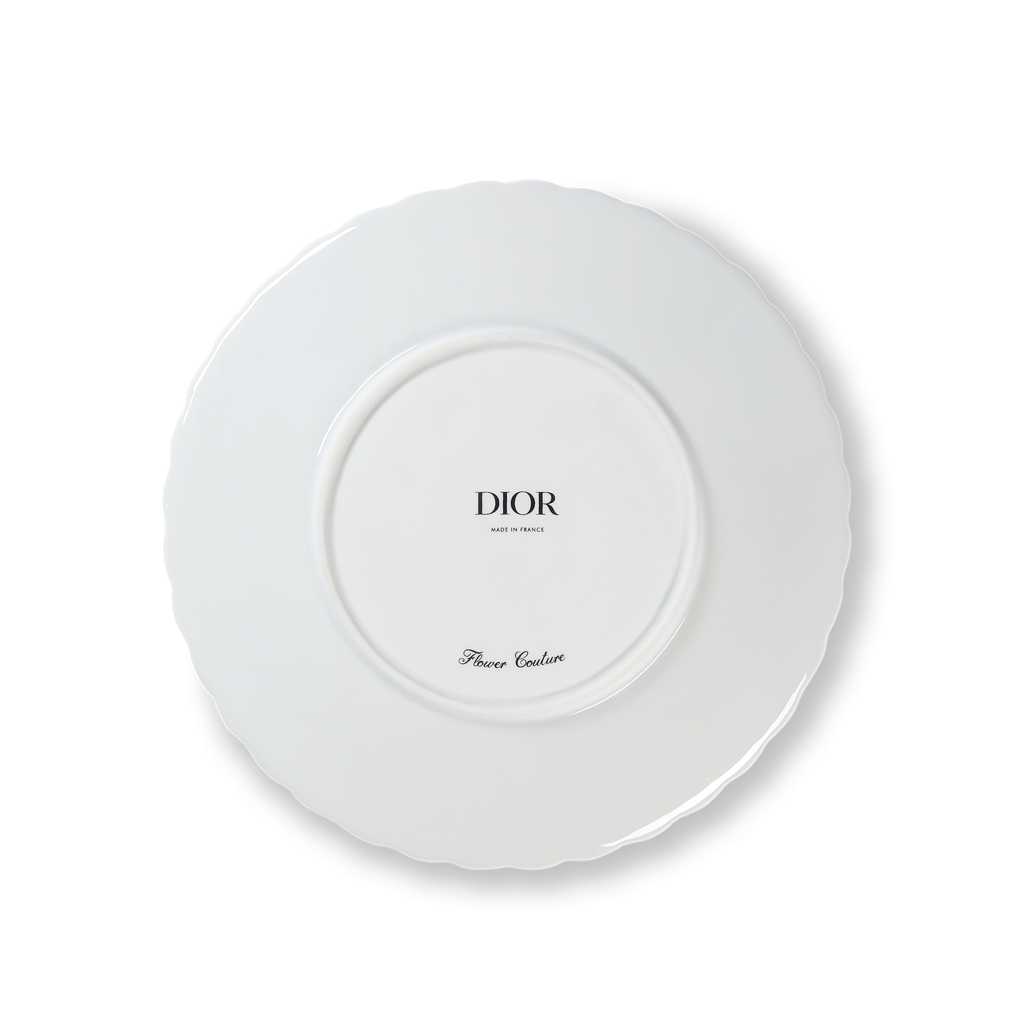 甜品碟 瓷质多色水仙花图案和金色调细节 E08