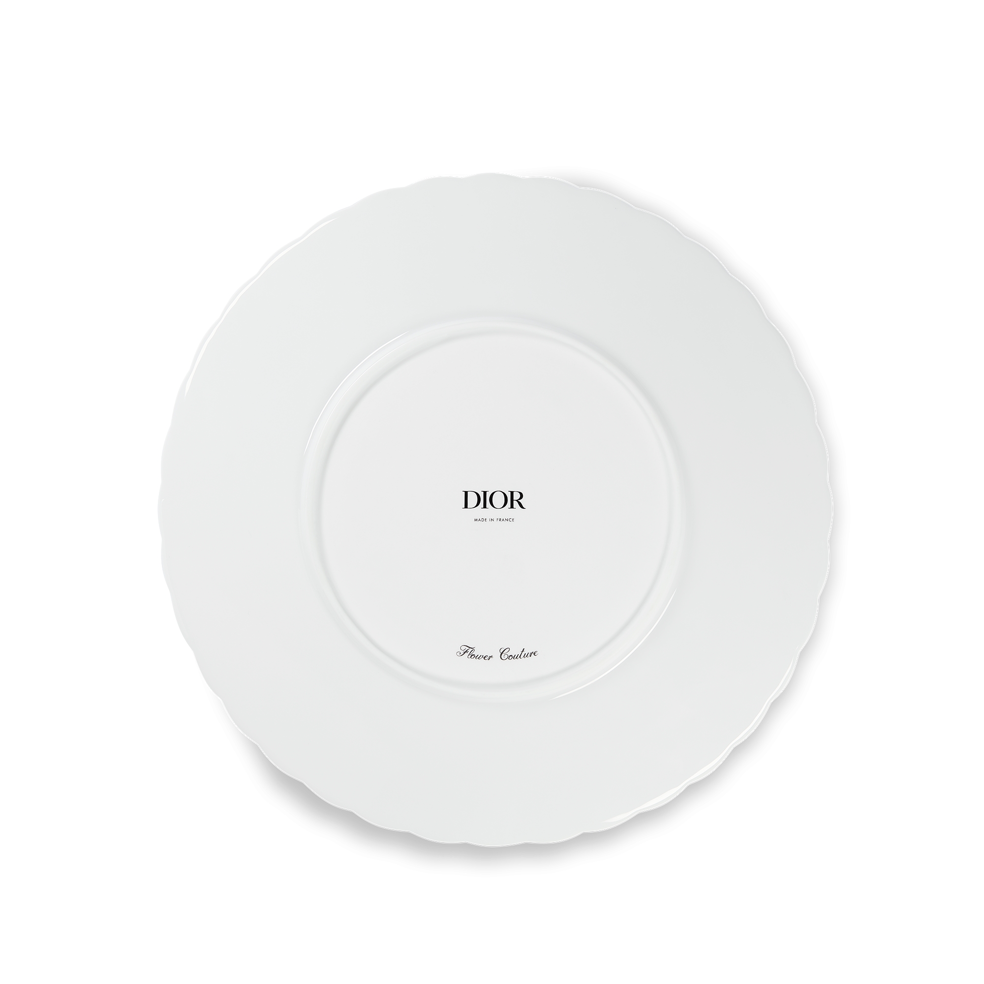 餐盘 瓷质多色铃兰图案和金色调细节 E08