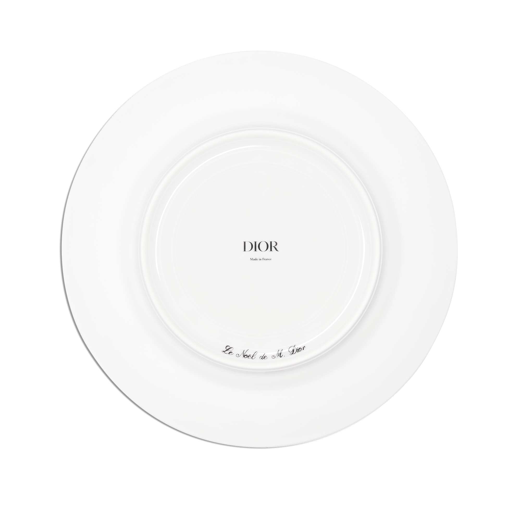 餐盘 白色瓷蓝色和金色调藤格纹图案 E08