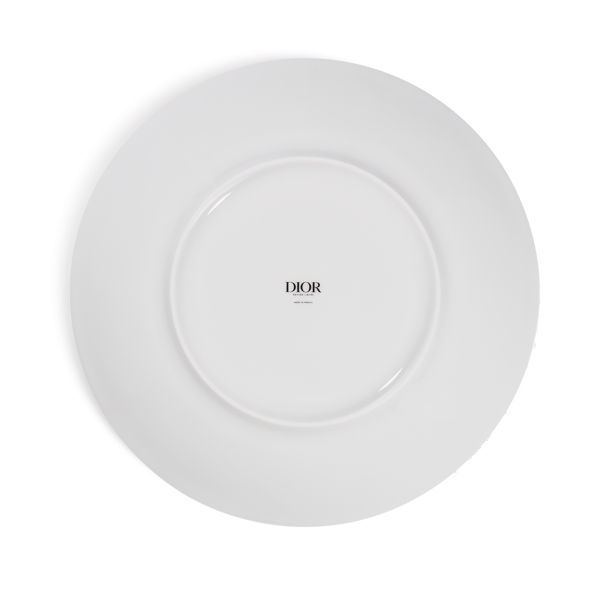 餐盘 白色和黑色 Plan de Paris 图案 E08