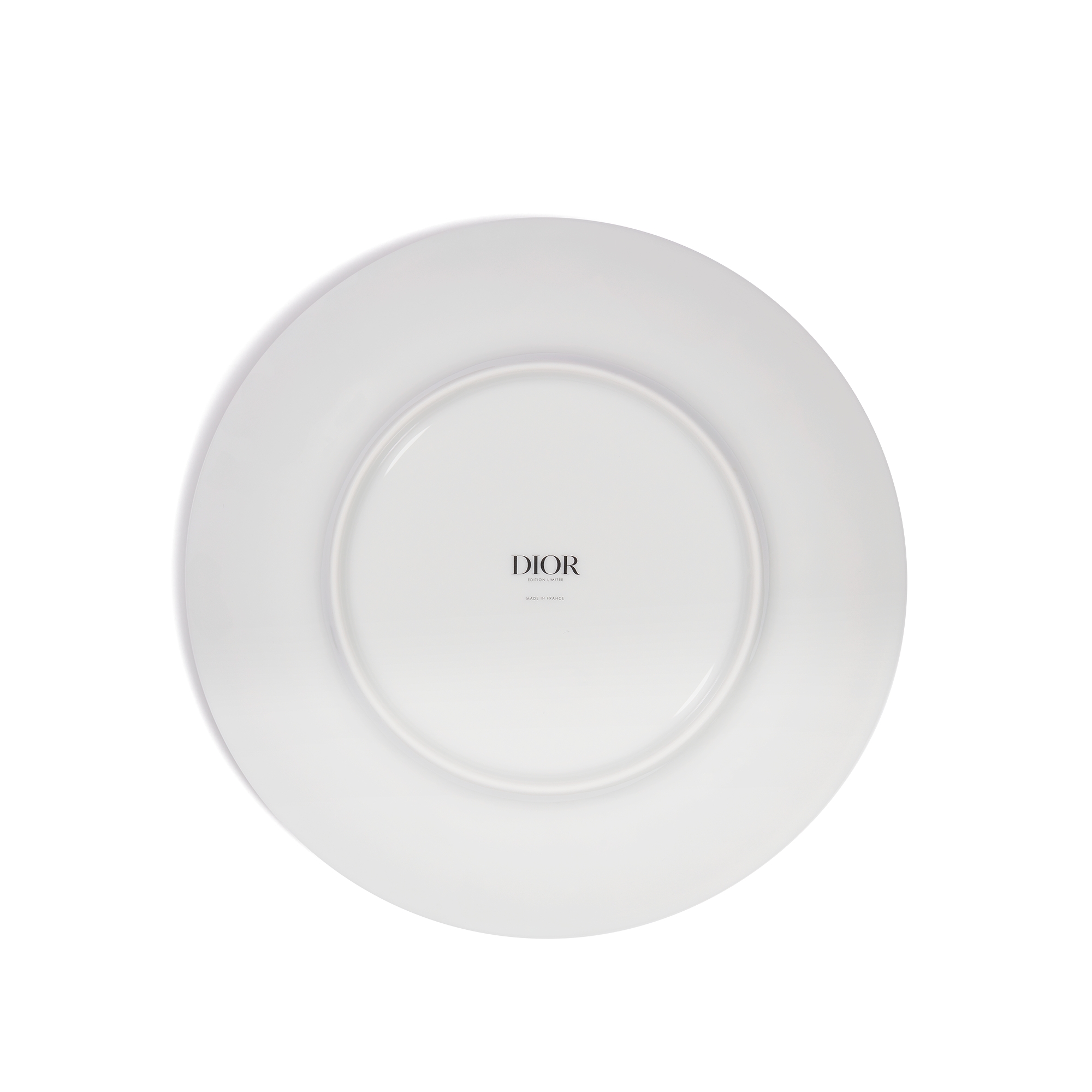 甜品碟 白色和黑色 Plan de Paris 图案 E08