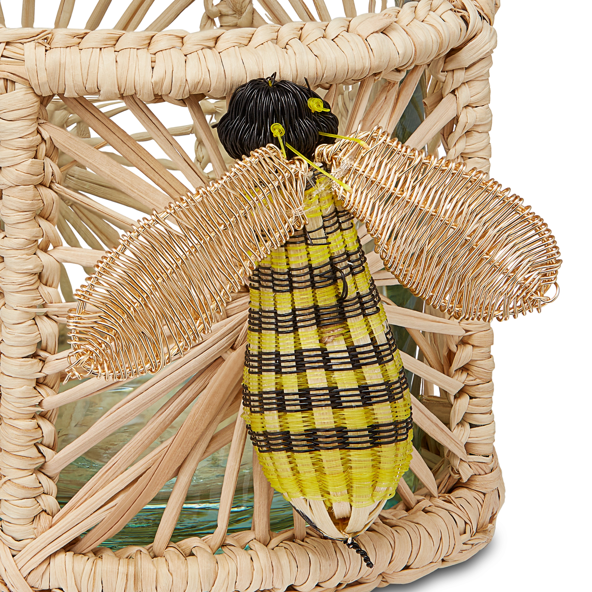 烛台 米色小蜜蜂标识 E09