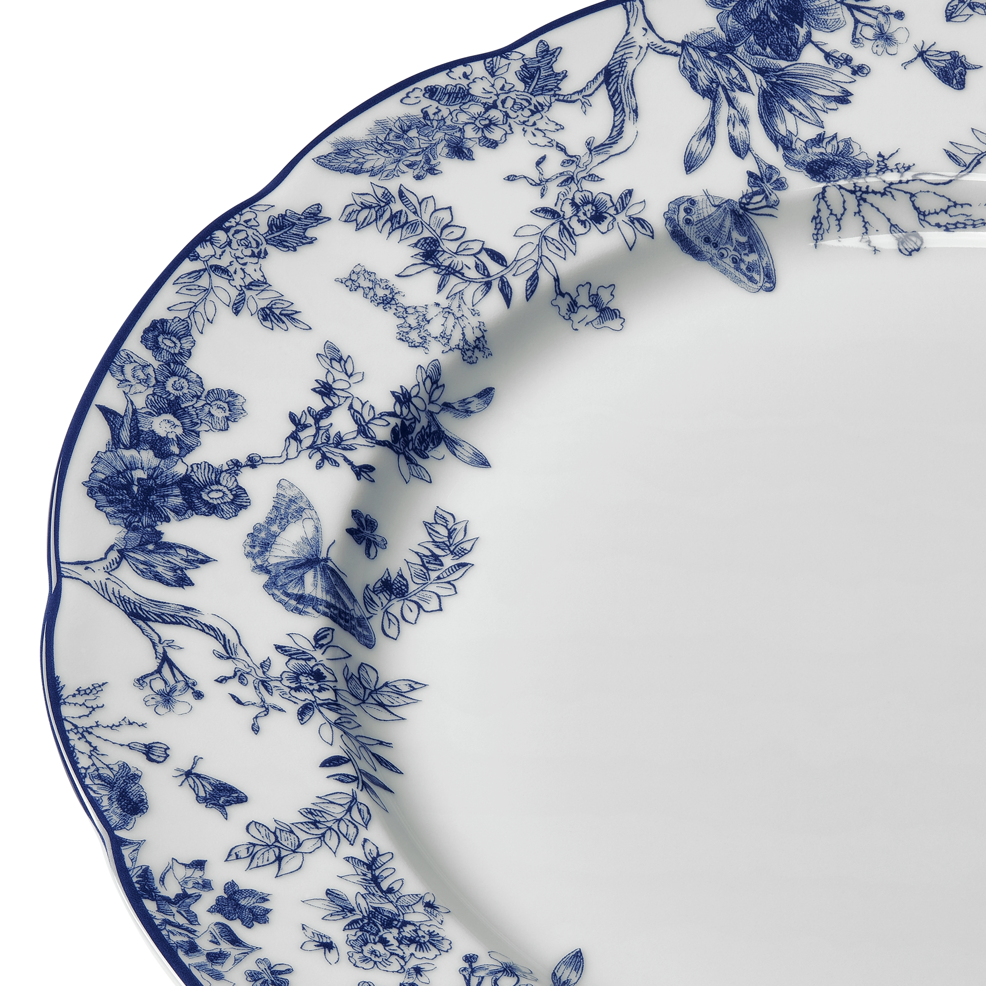 餐盘 蓝色茹伊印花 E09