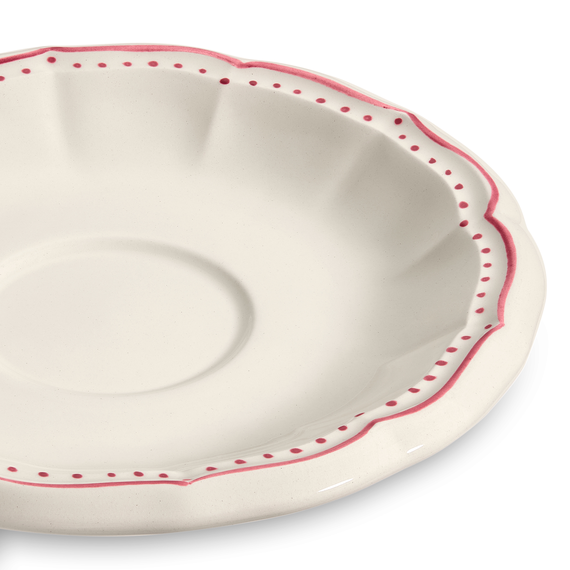 咖啡杯杯托 陶瓷玫瑰图案 E09