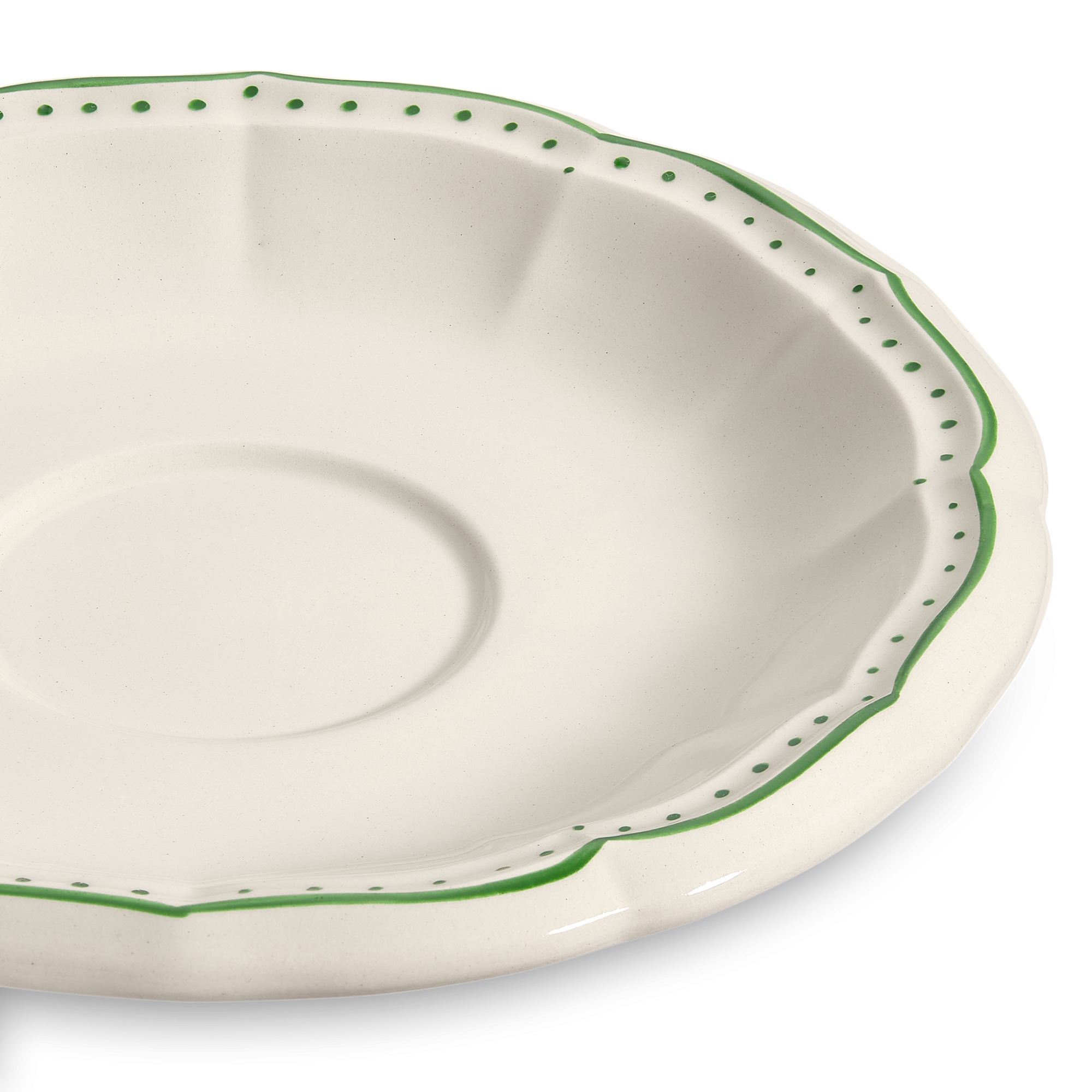 咖啡杯杯托 陶瓷四叶草图案 E09