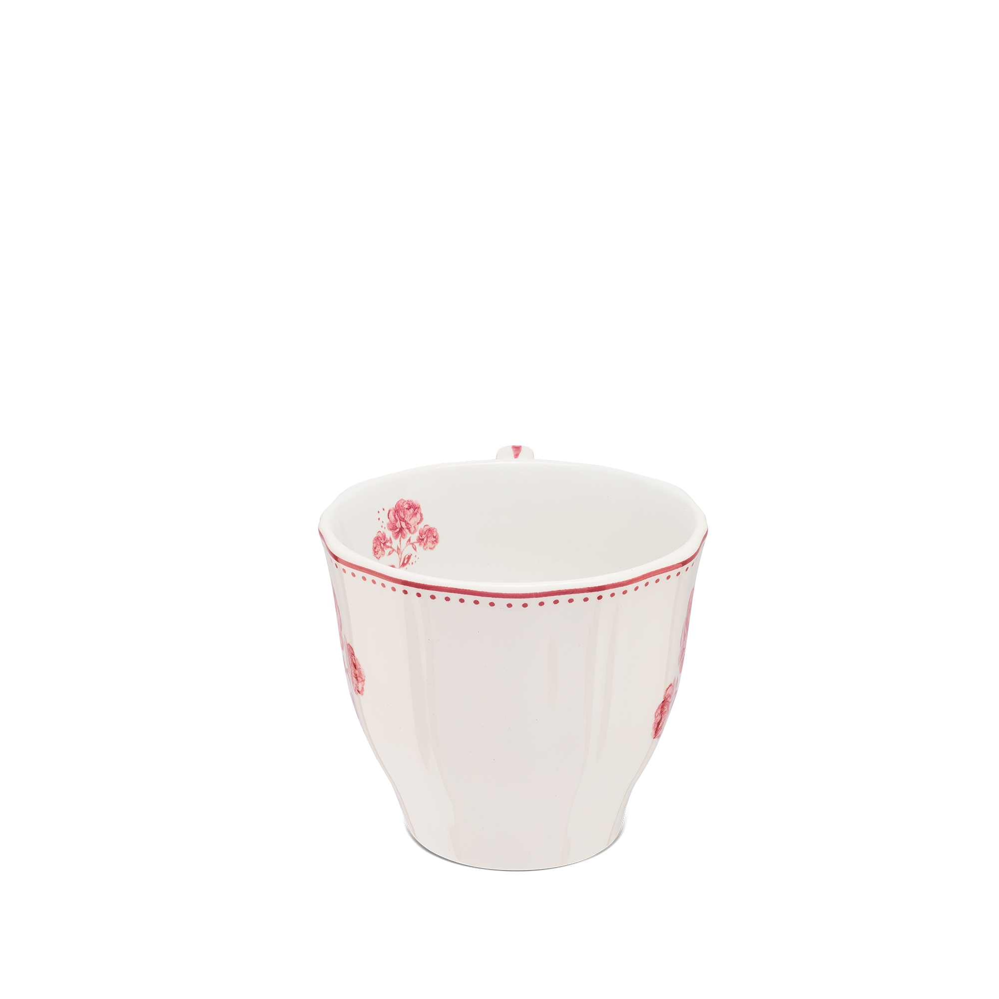 茶杯 陶瓷玫瑰图案 E08