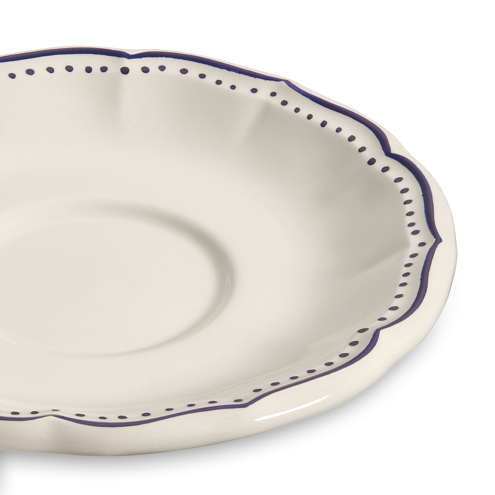 茶杯杯托 陶瓷星星图案 E09