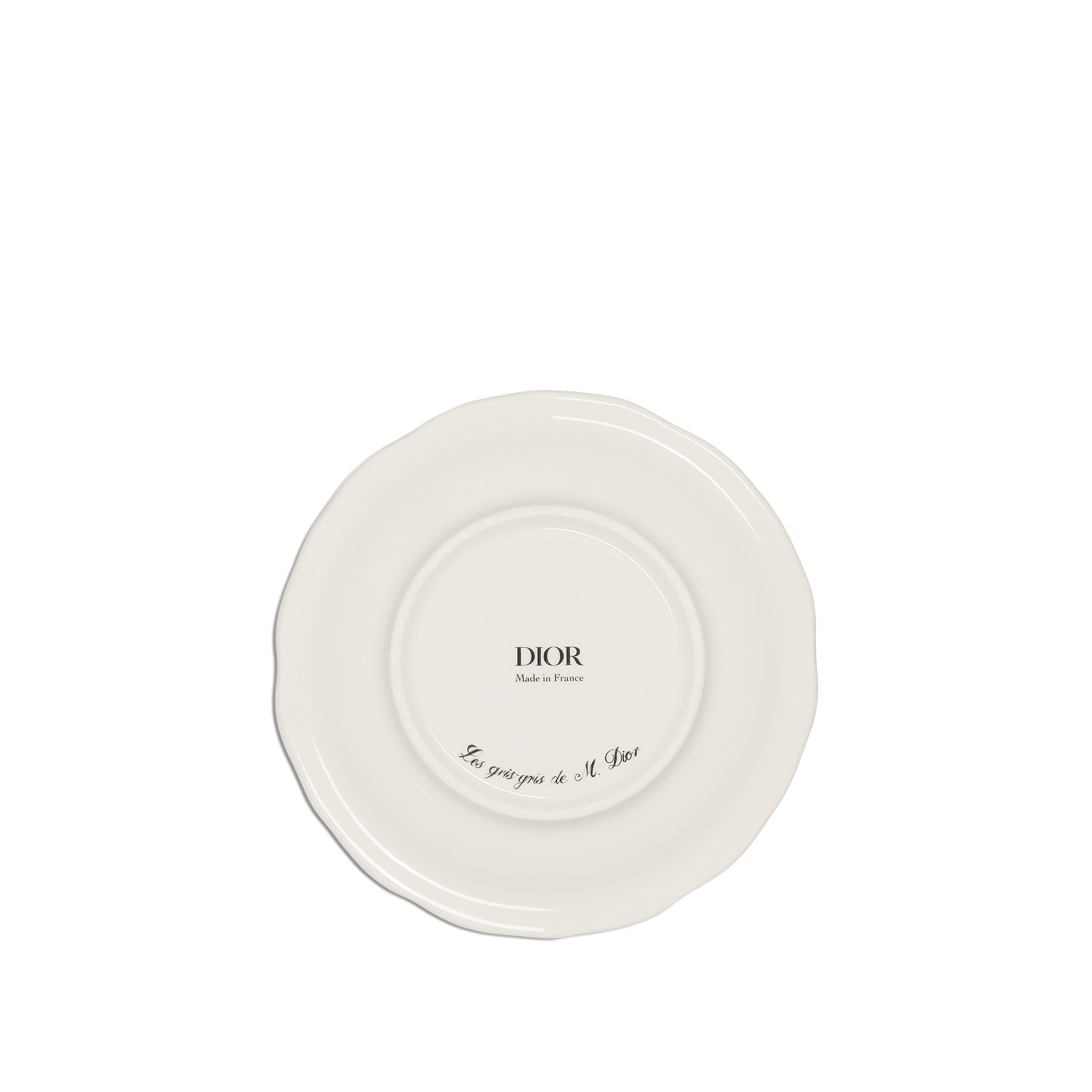 茶杯杯托 陶瓷四叶草图案 E08