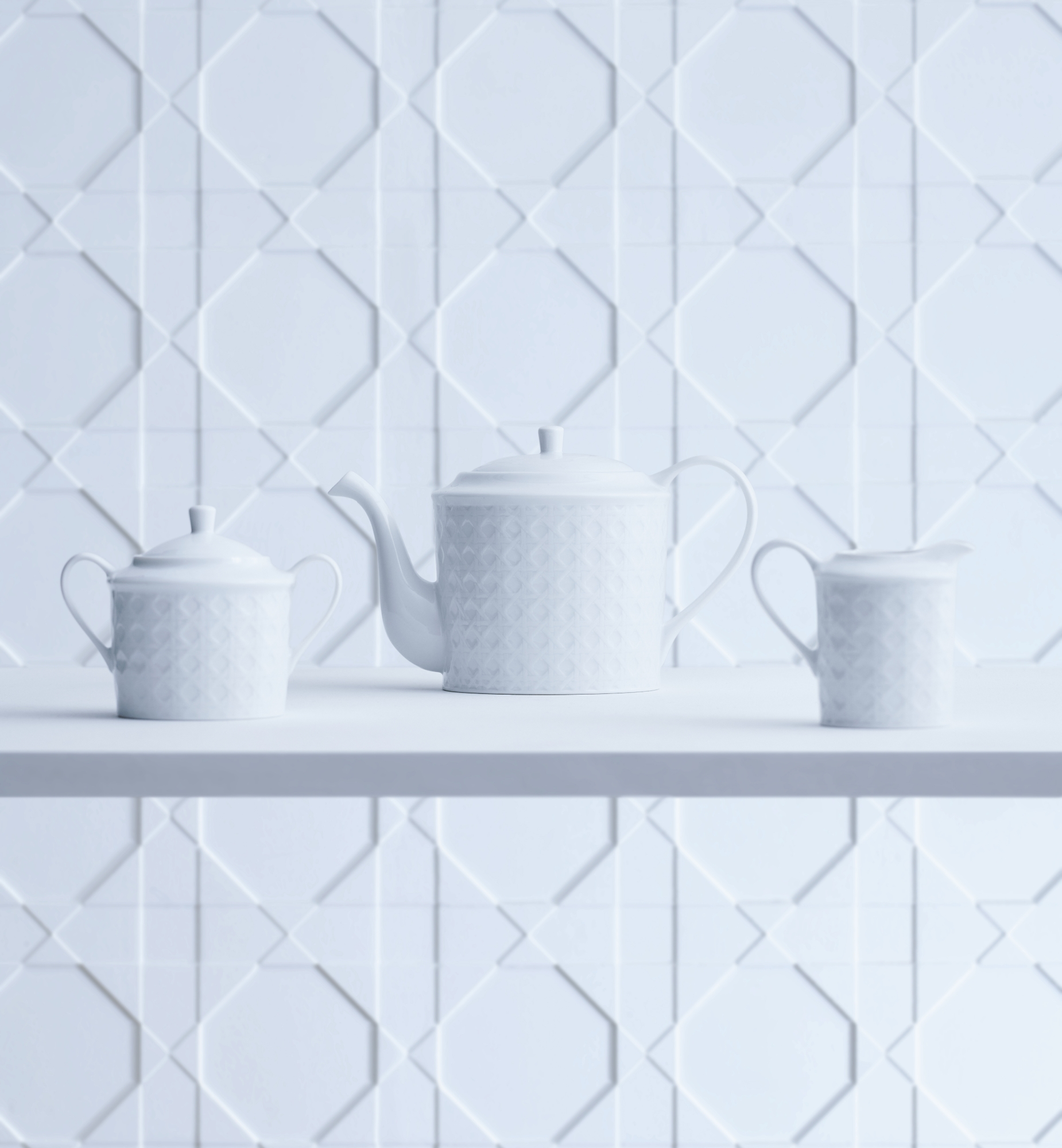 茶壶 白色 Miss Dior Cannage 系列 E13