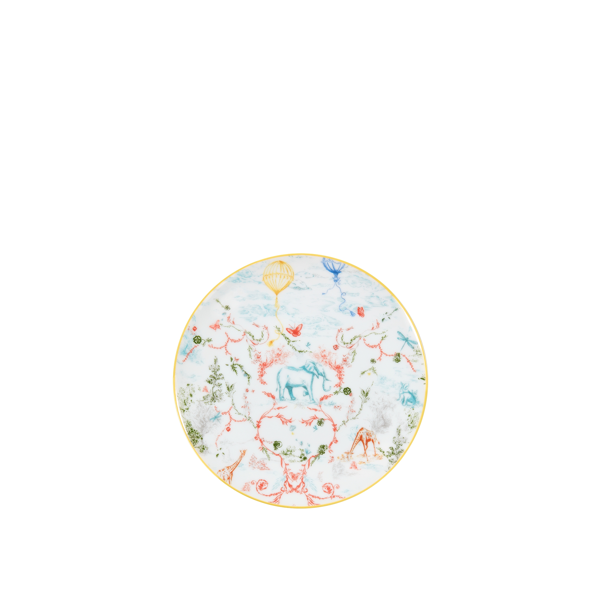 碟皿和四件餐具套装 多色 Innocence 茹伊印花 E09