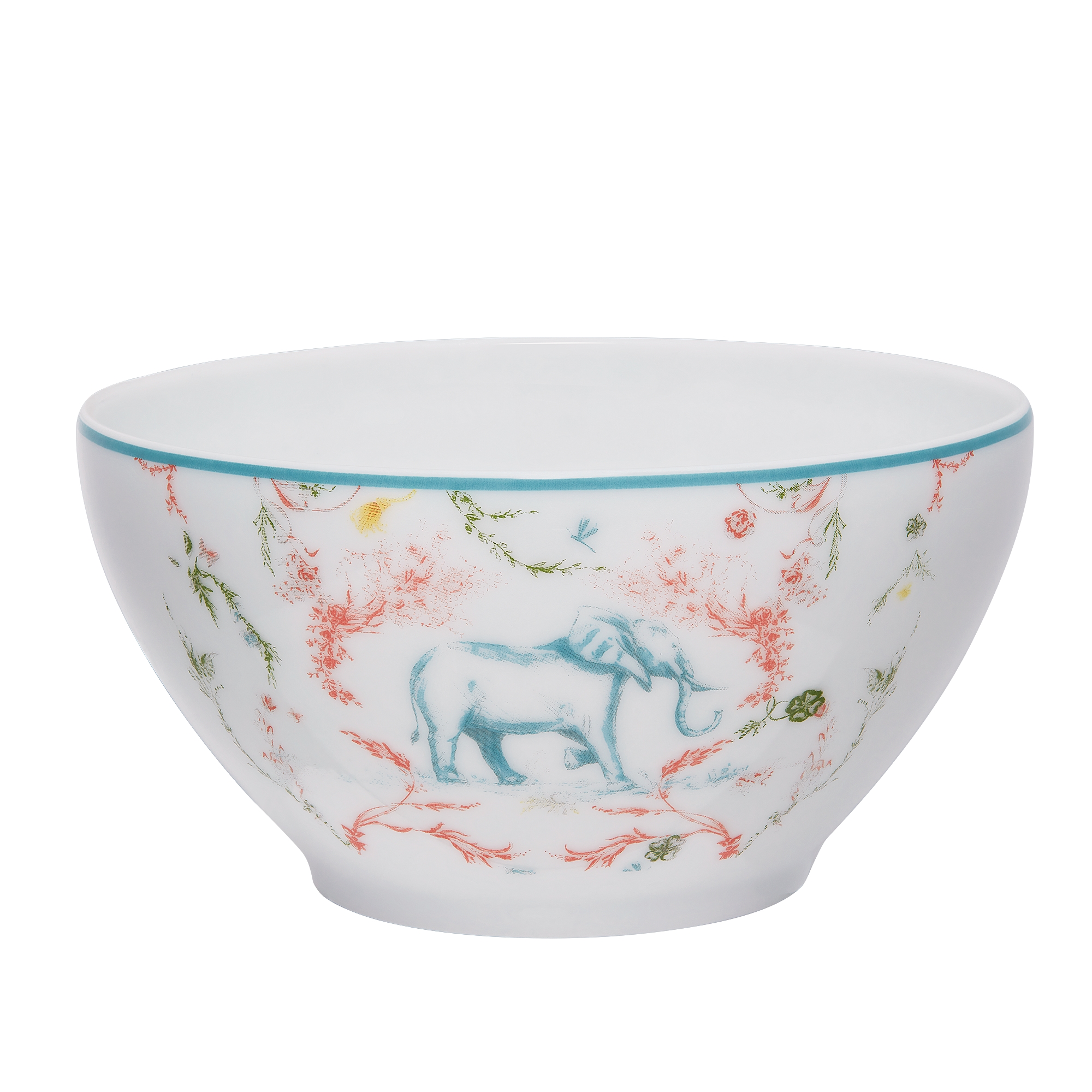 碗和汤匙套装 多色 Innocence 茹伊印花 E09