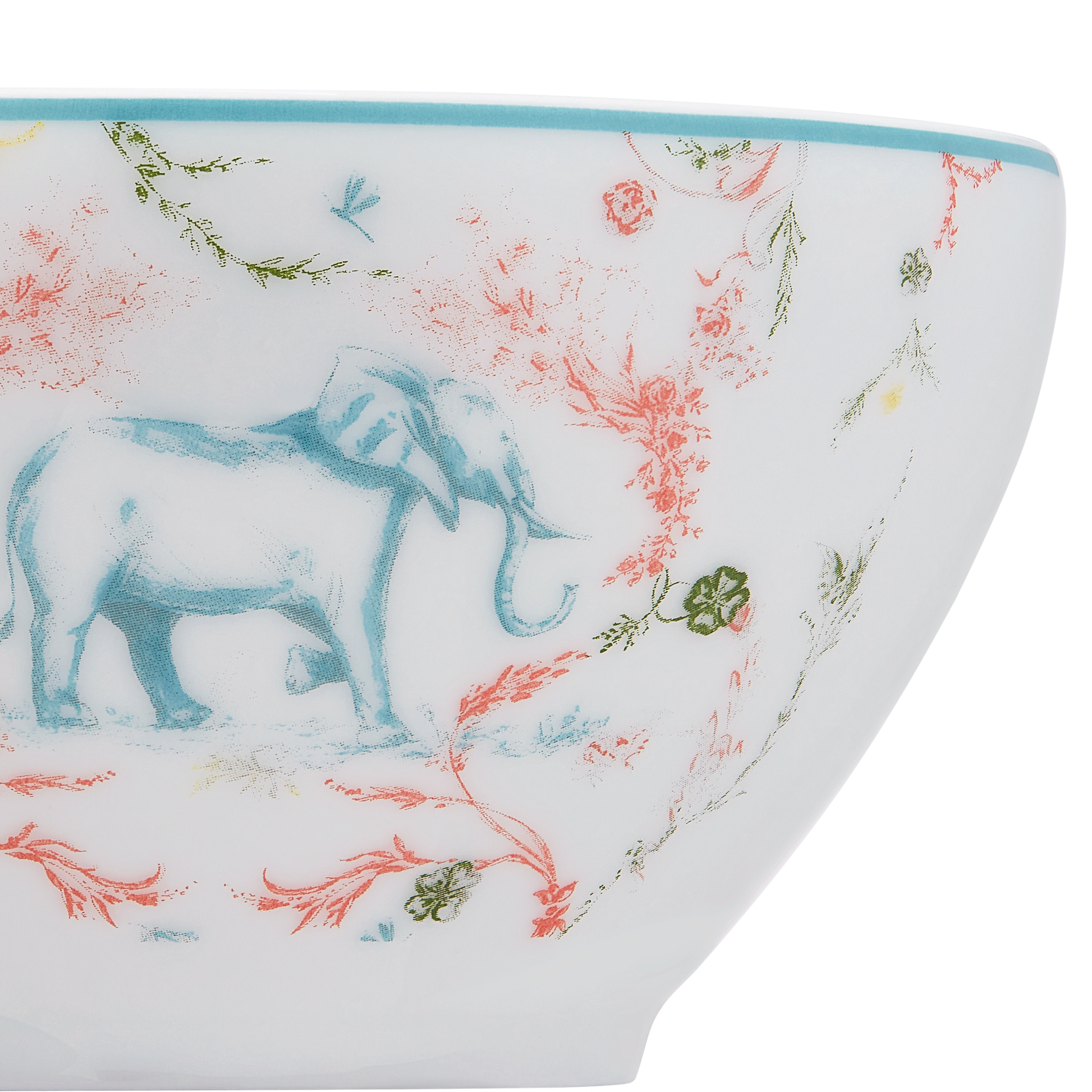 碗和汤匙套装 多色 Innocence 茹伊印花 E10