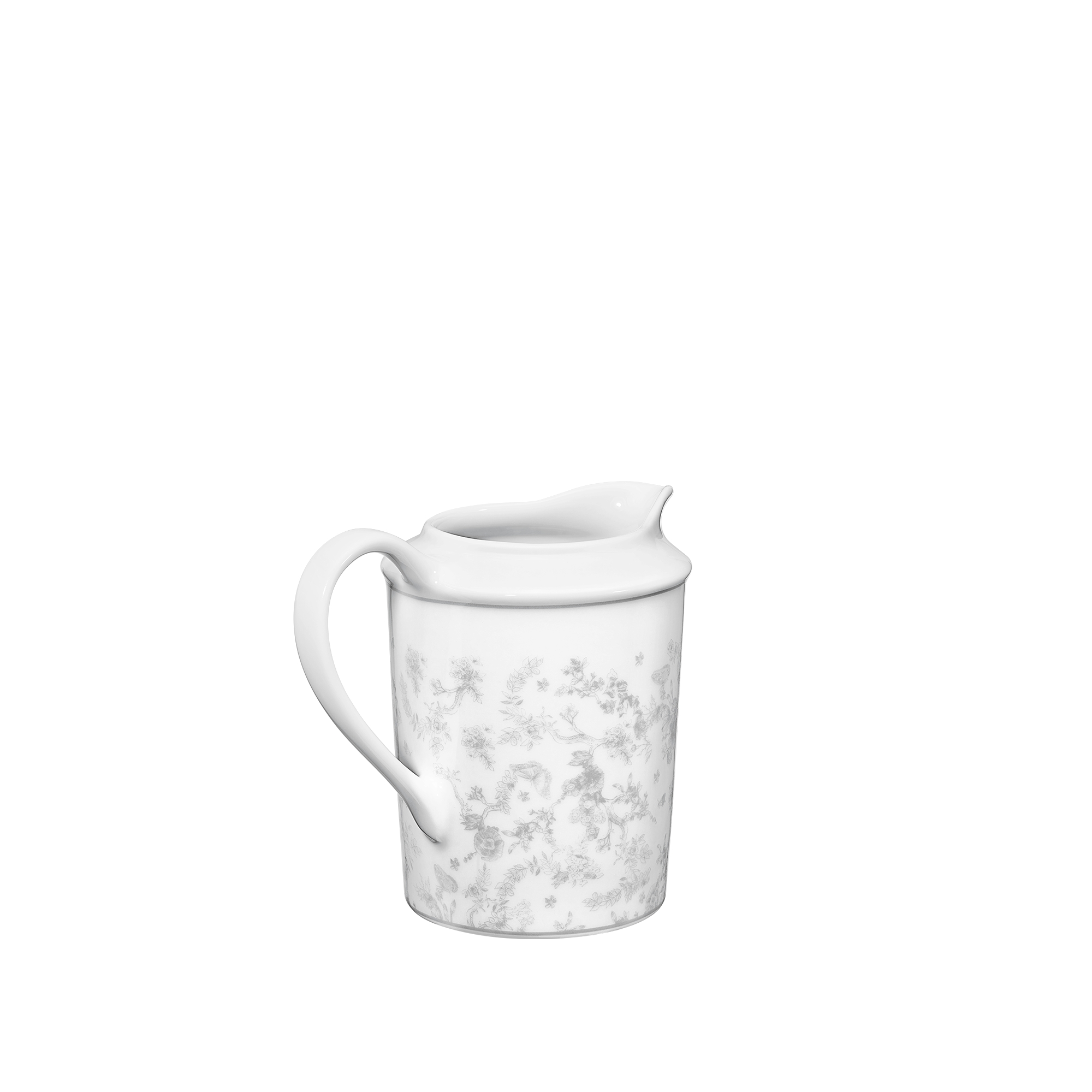 大号奶油壶 灰色茹伊印花 E05