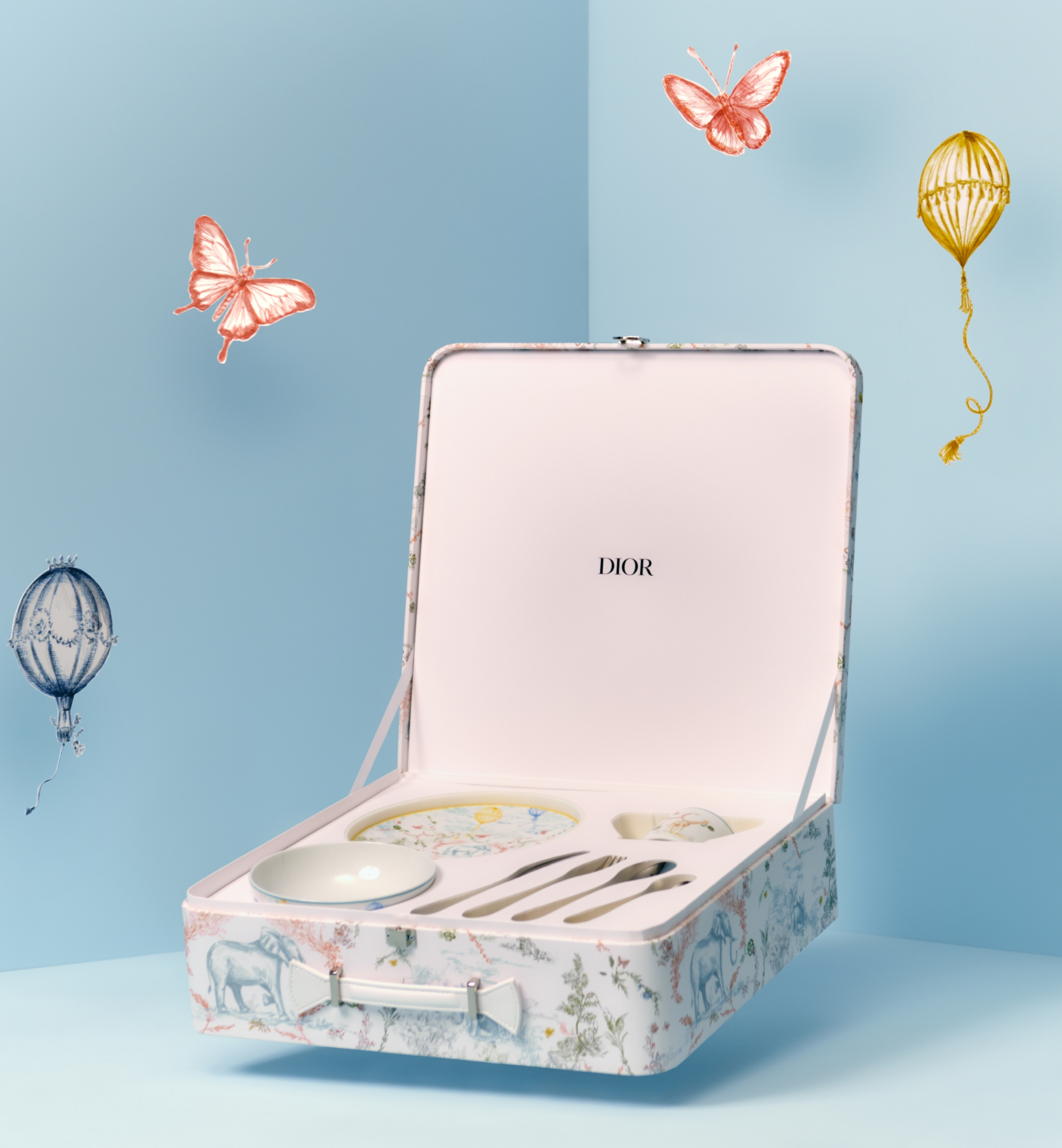 “My First Dinner” 餐具套装 多色 Innocence 茹伊印花 E12