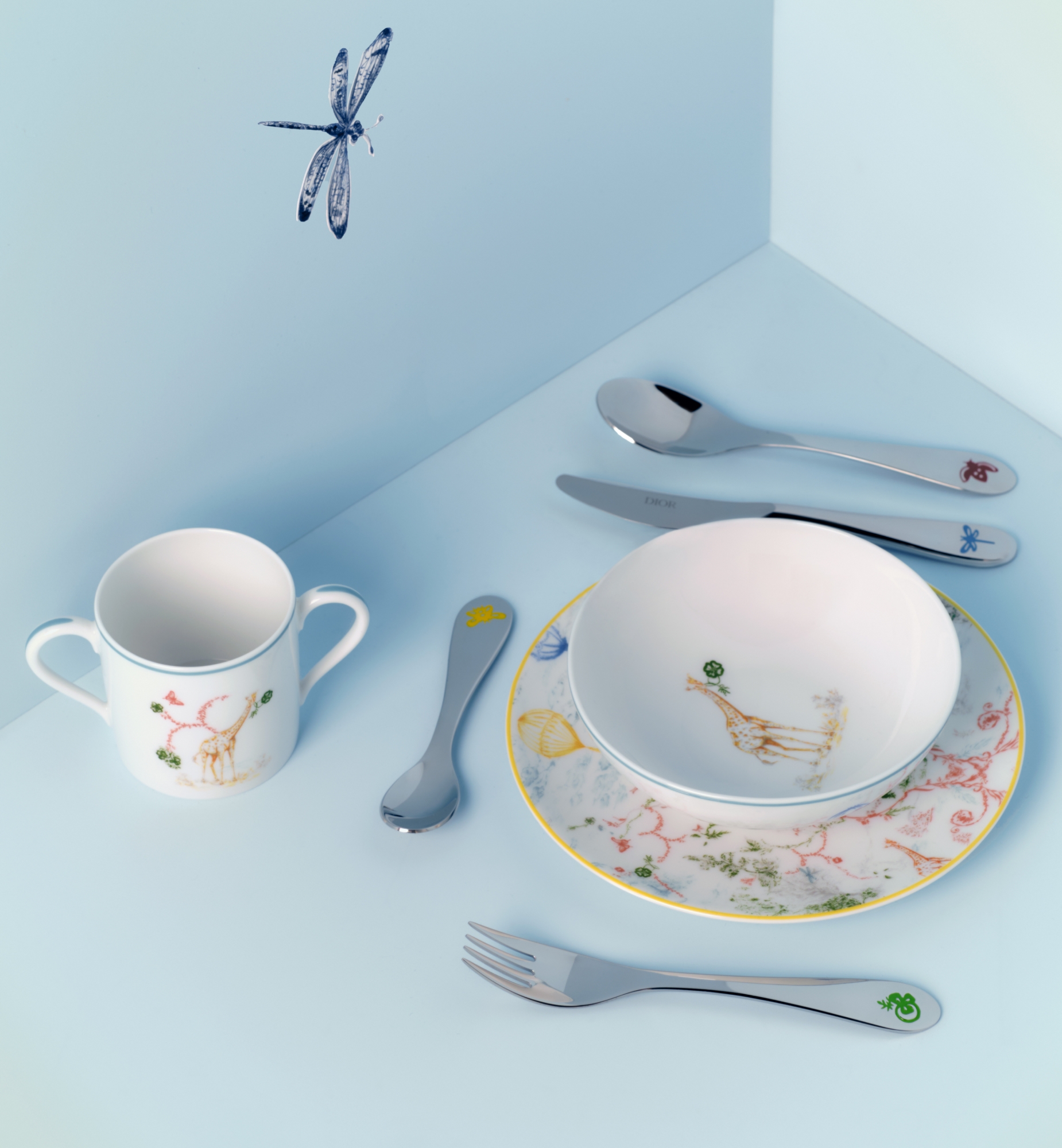 “My First Dinner” 餐具套装 多色 Innocence 茹伊印花 E13