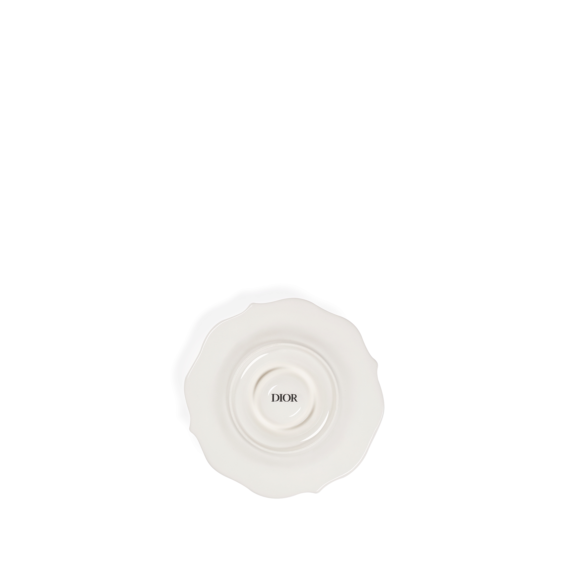 鸡蛋杯两只套装 白色陶瓷 Lily Dior 凸起图案 E08