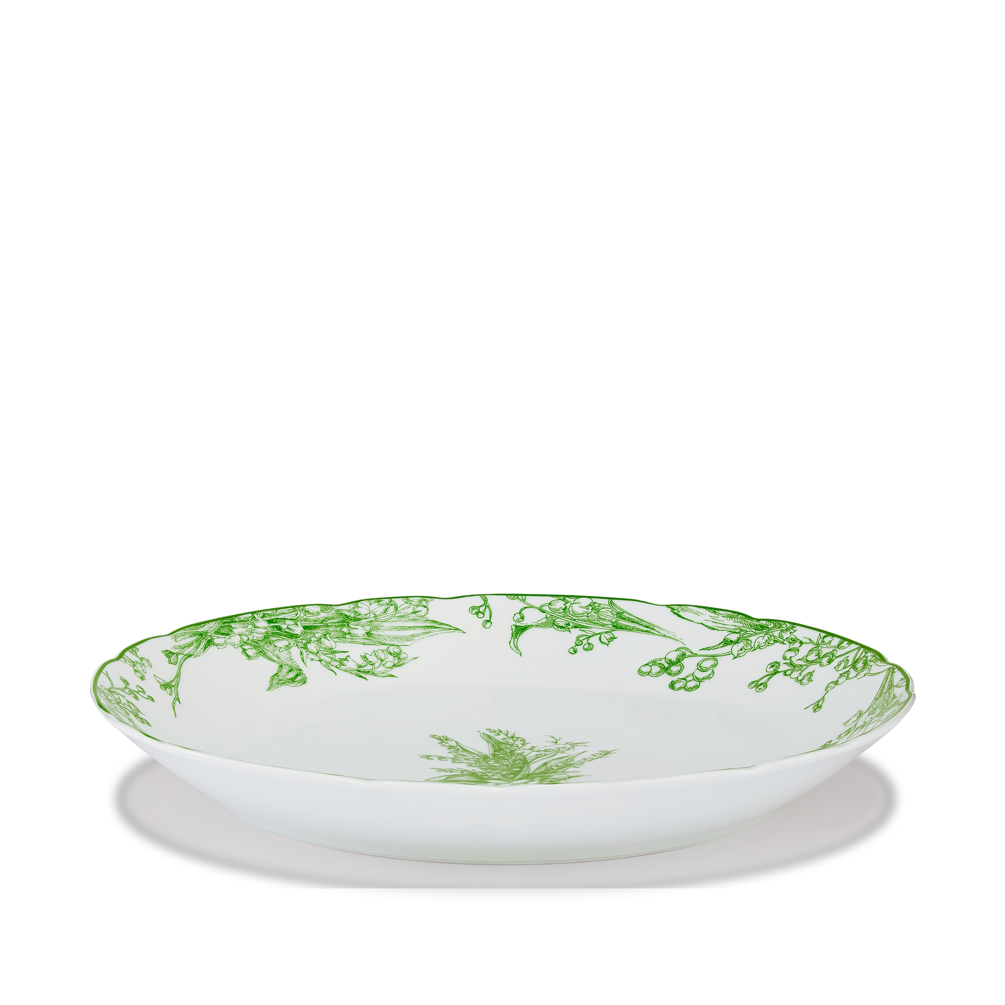 圆凹盘 迪奥铃兰系列绿色细节 E03