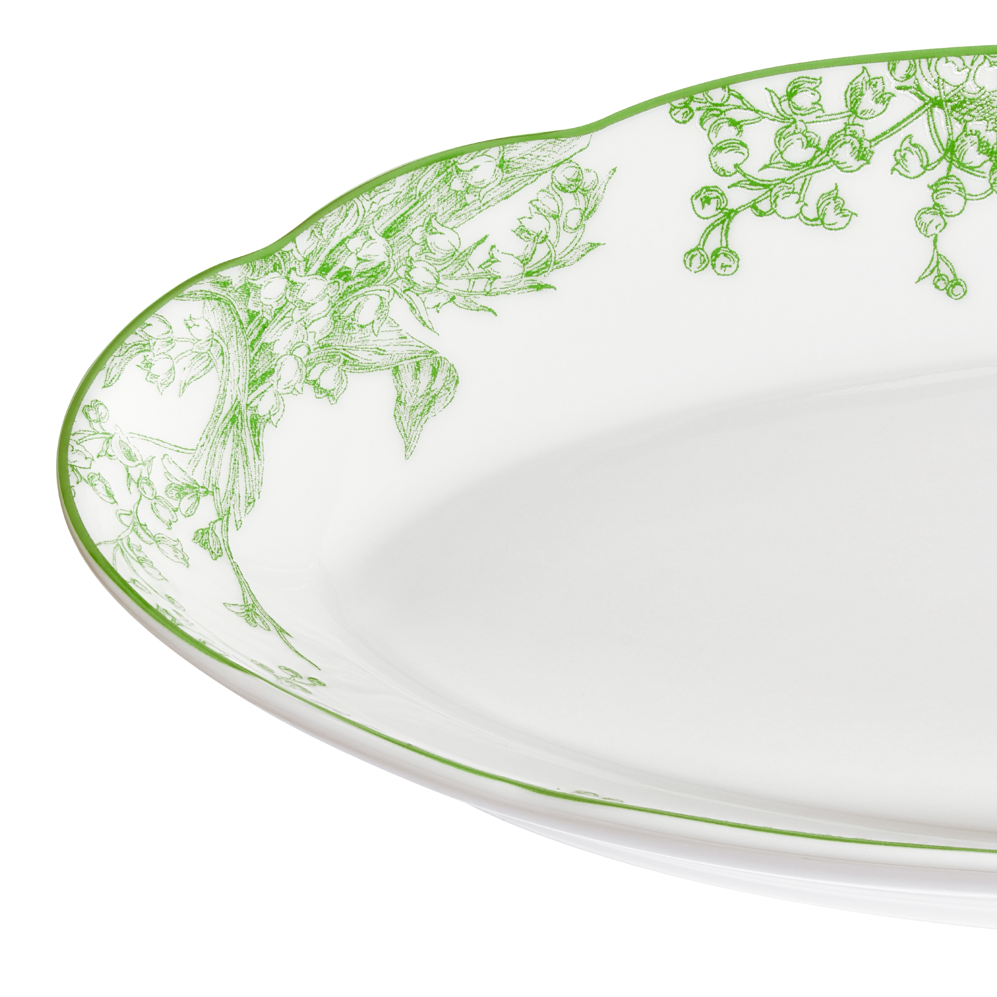 调味碟 迪奥铃兰系列绿色细节 E09