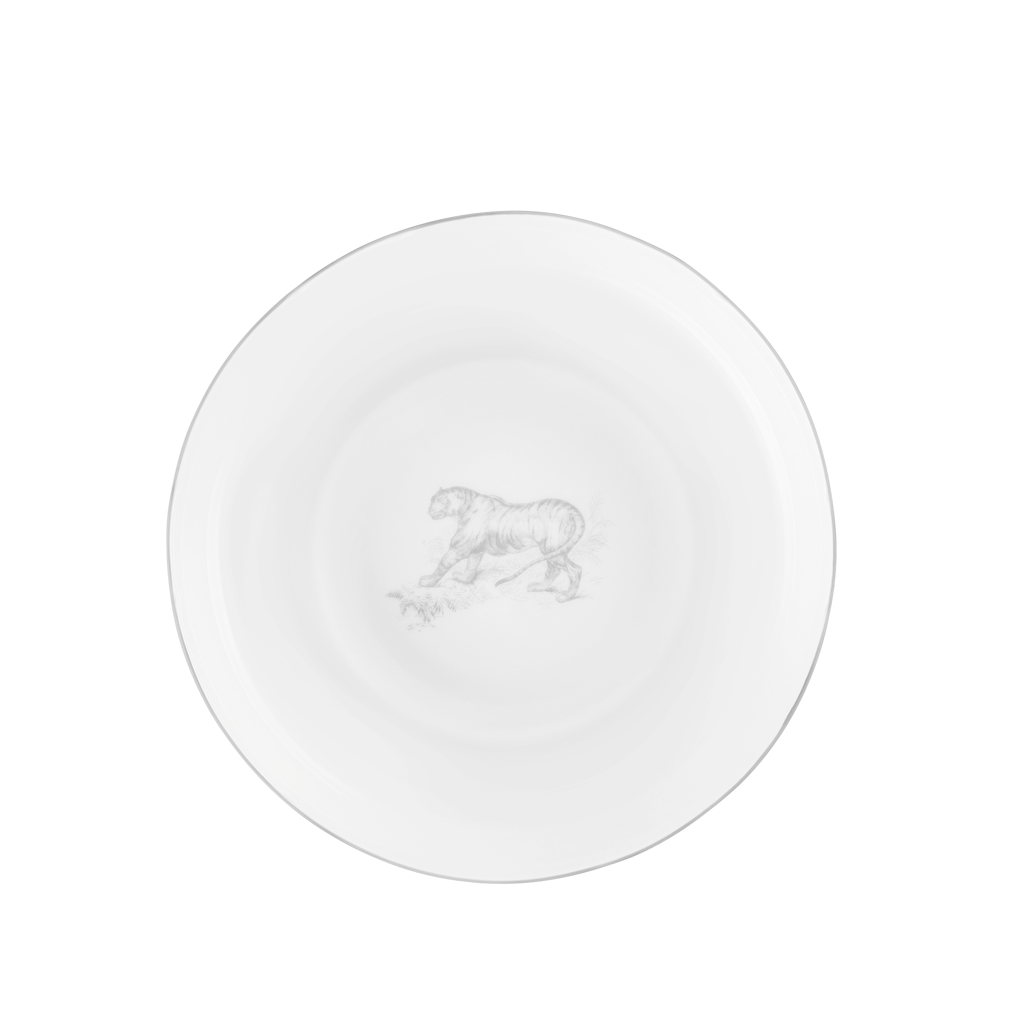 色拉碗 灰色茹伊印花 E01