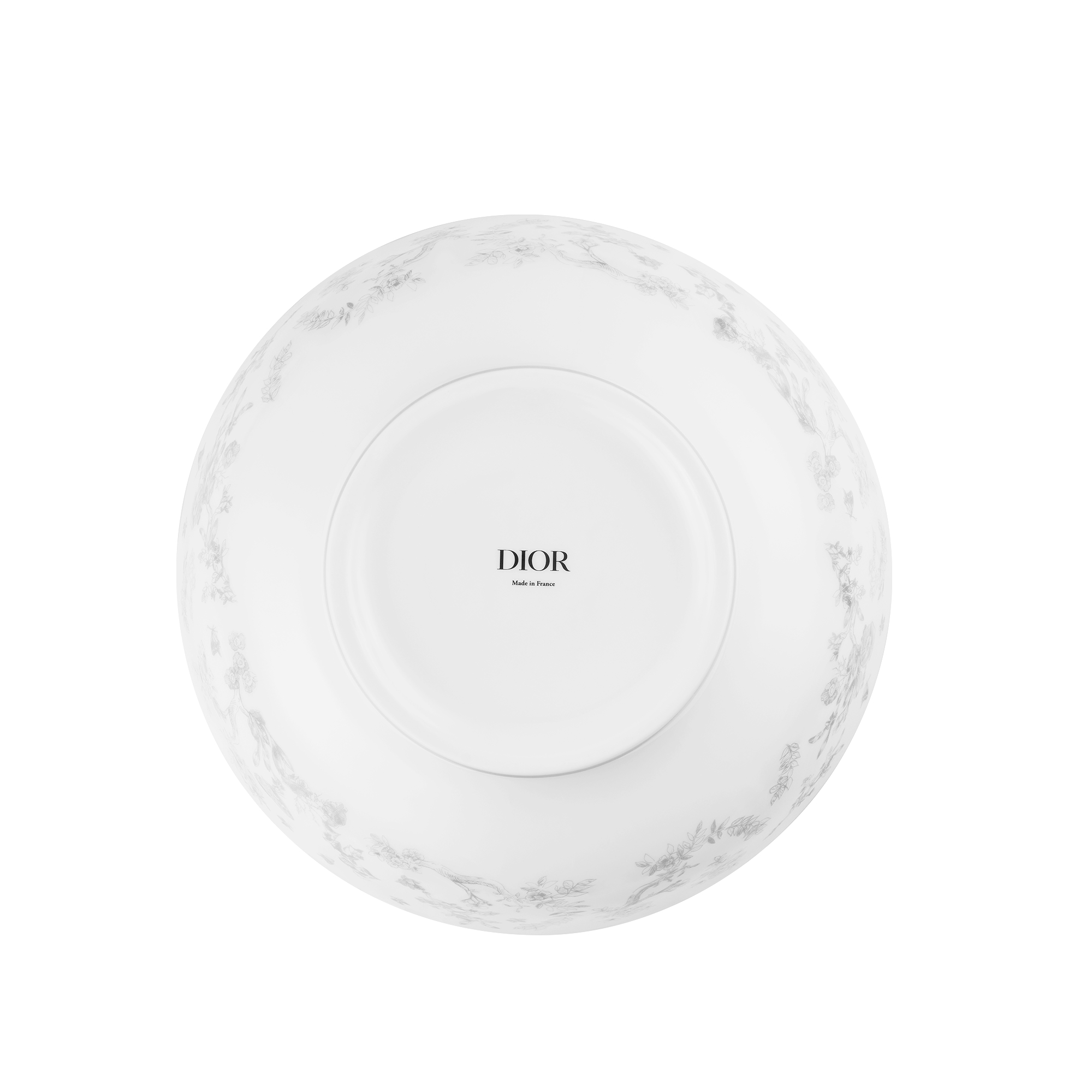 色拉碗 灰色茹伊印花 E08