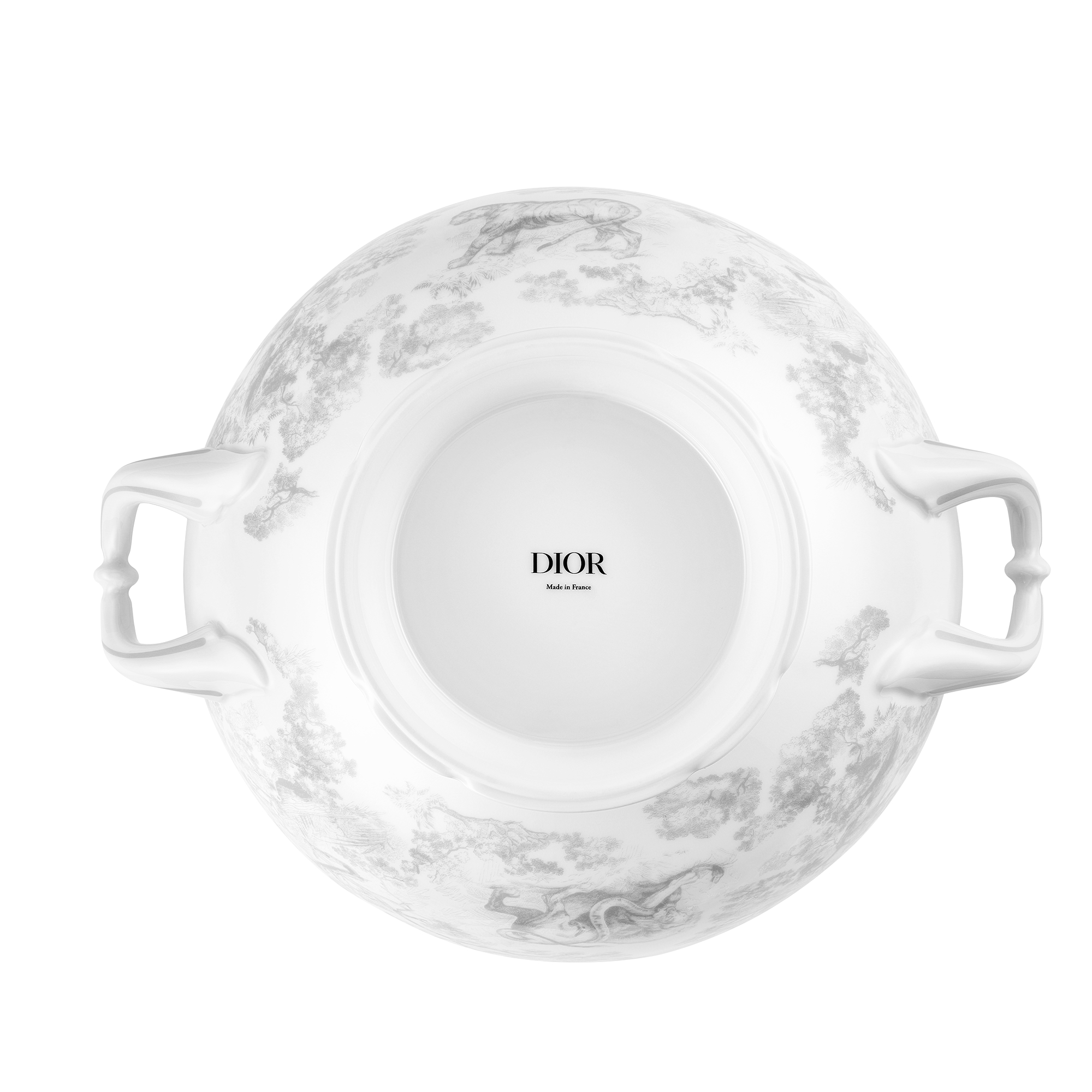 汤碗 灰色茹伊印花 E08