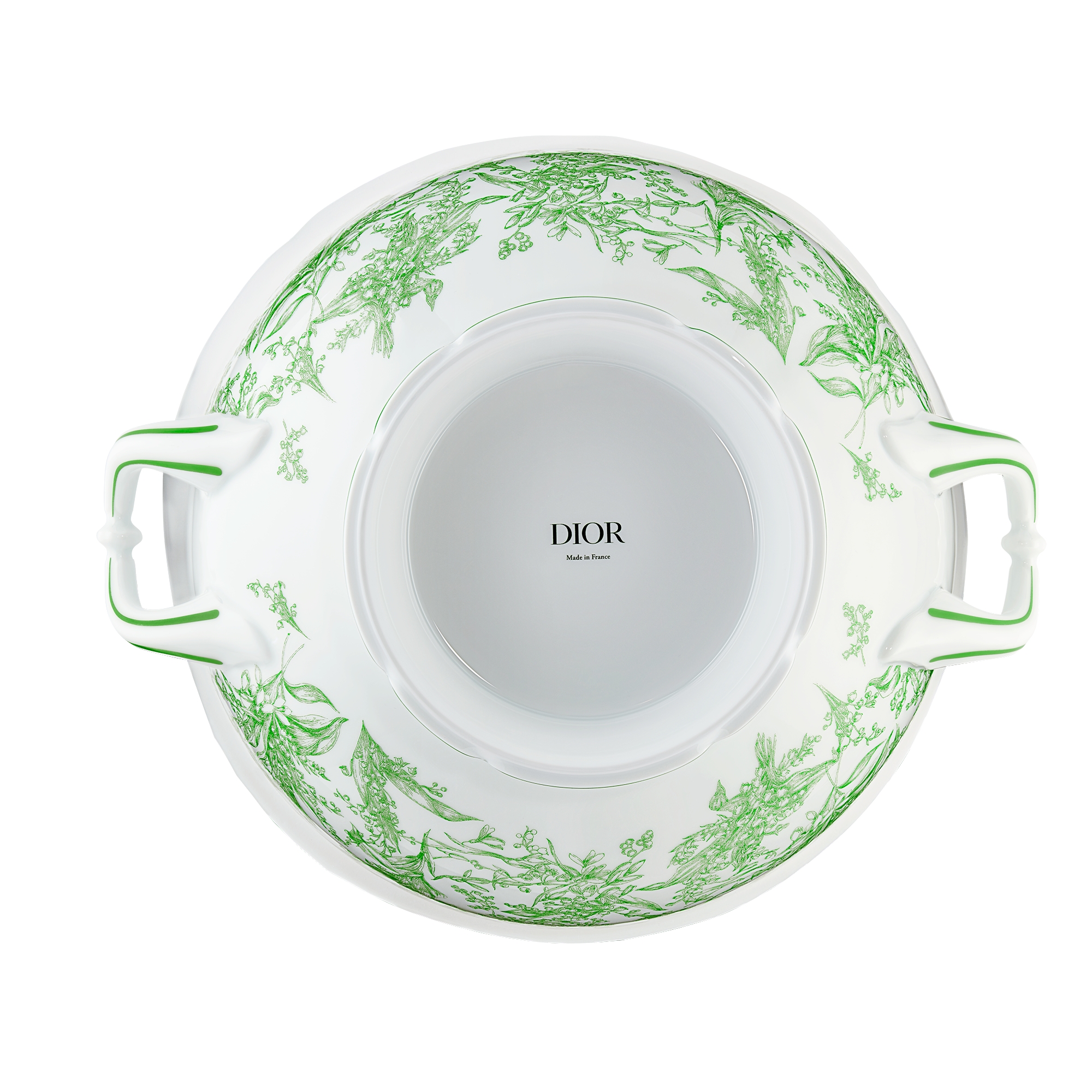 汤碗 迪奥铃兰系列绿色细节 E08